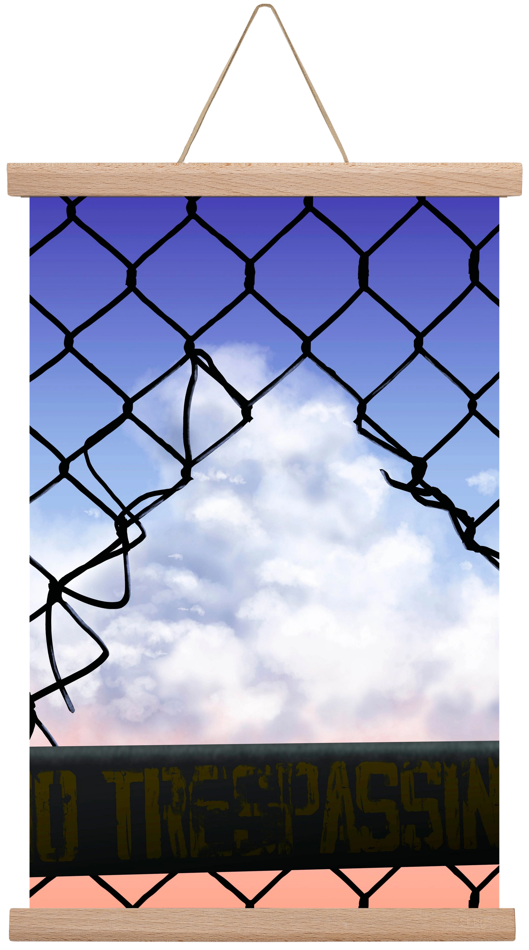 Gateway to freedom, 30x45 cm (30x45 cm), Tölgy akasztó
