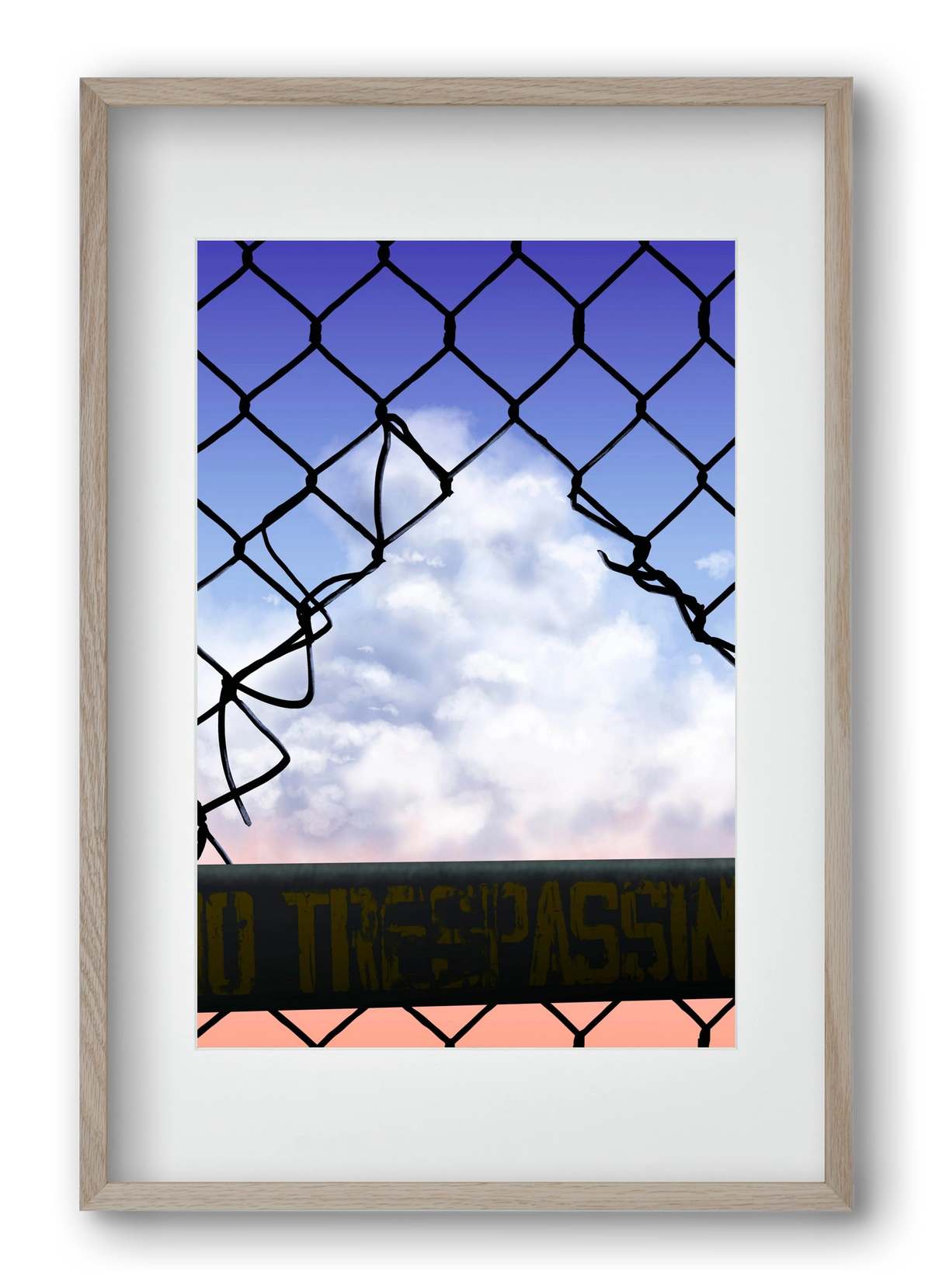 Gateway to freedom, 40x60 cm (30x45 cm), Tölgy keret, paszpartuval