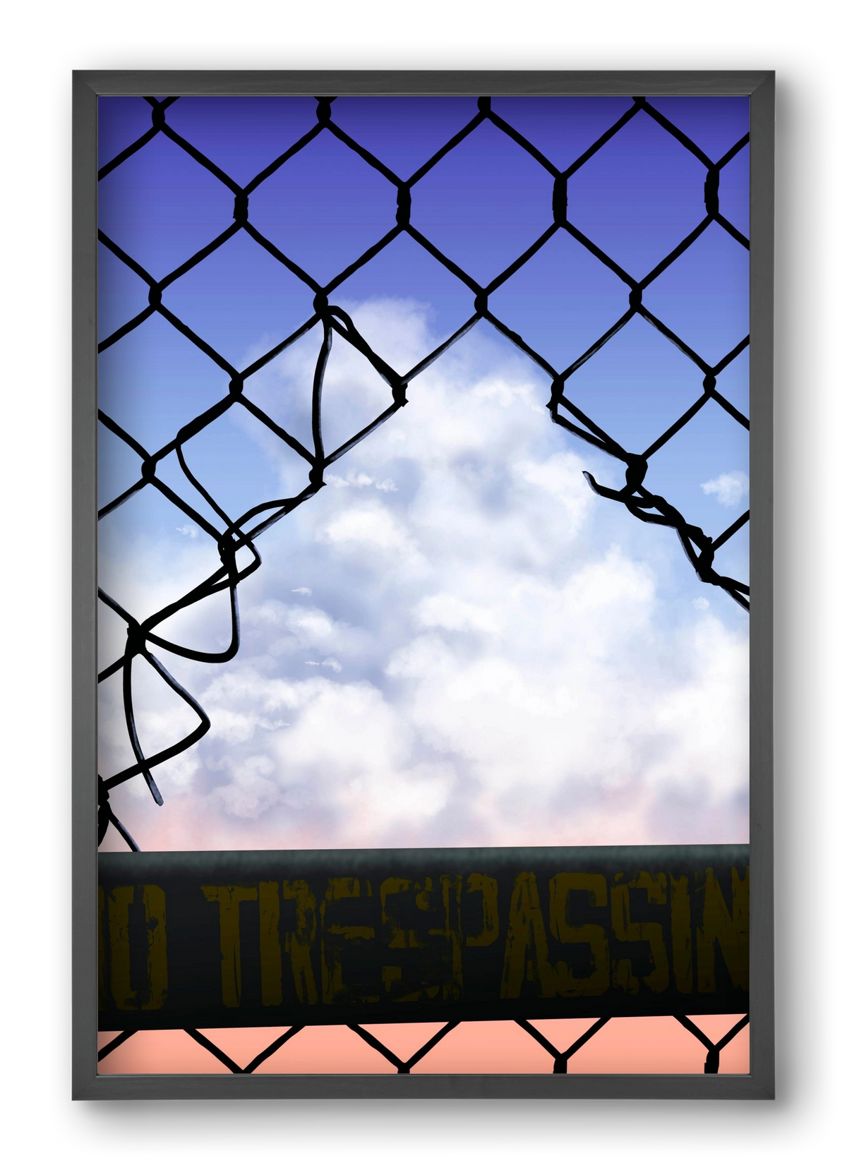 Gateway to freedom, 40x60 cm (40x60 cm), Fekete keret
