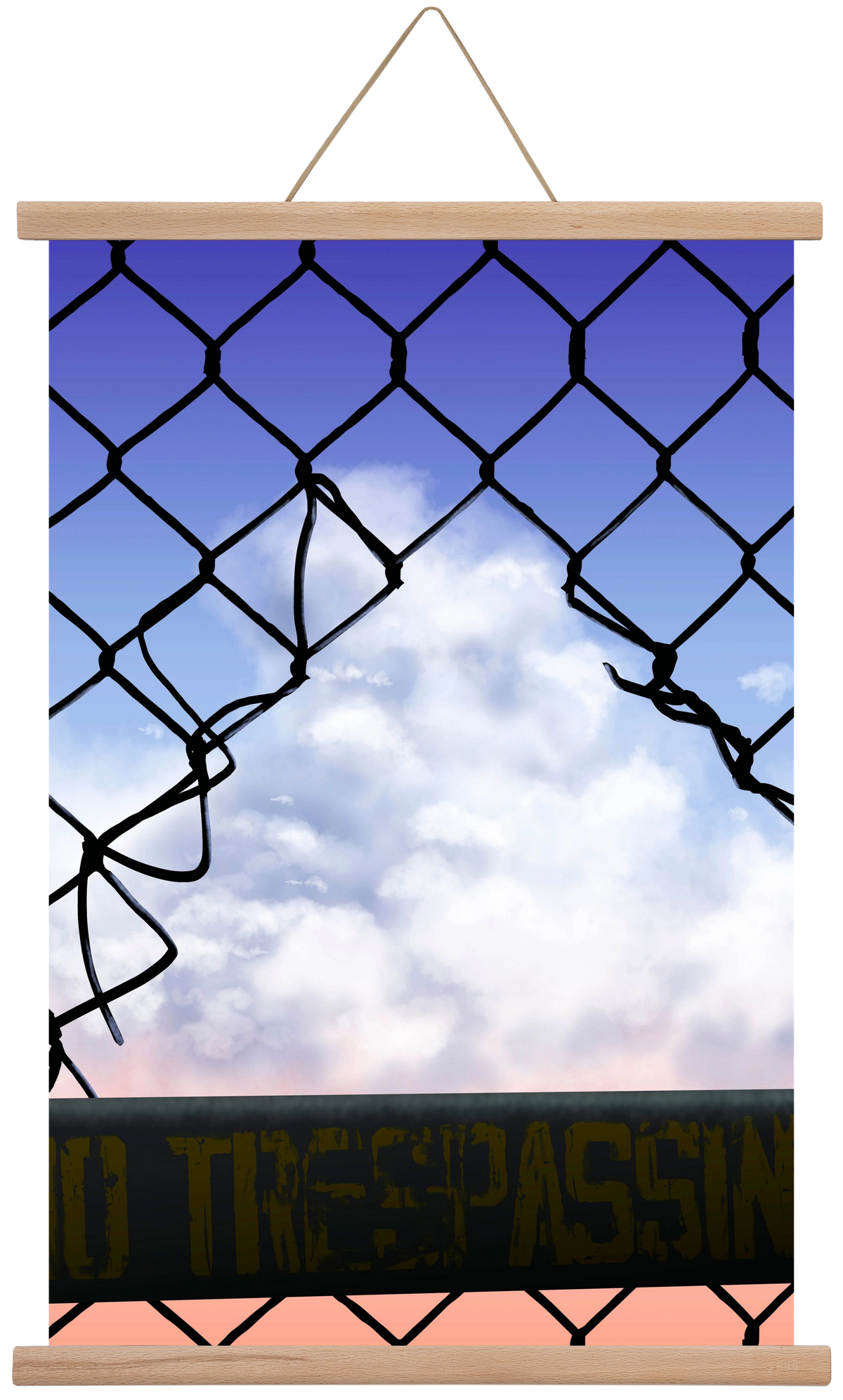 Gateway to freedom, 40x60 cm (40x60 cm), Tölgy akasztó