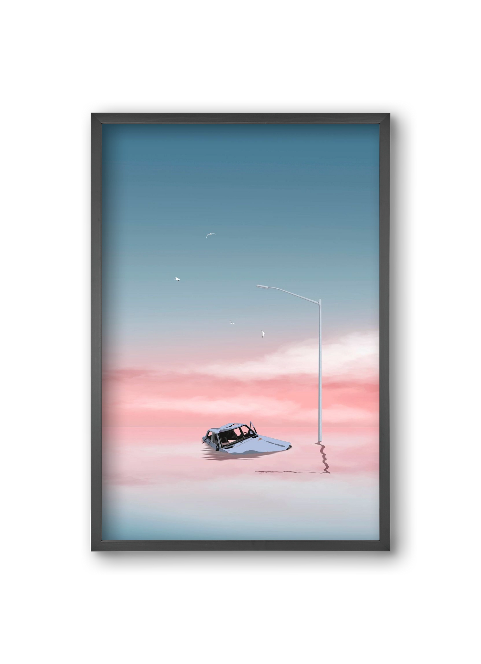 Slumber, 20x30 cm (20x30 cm), Fekete keret