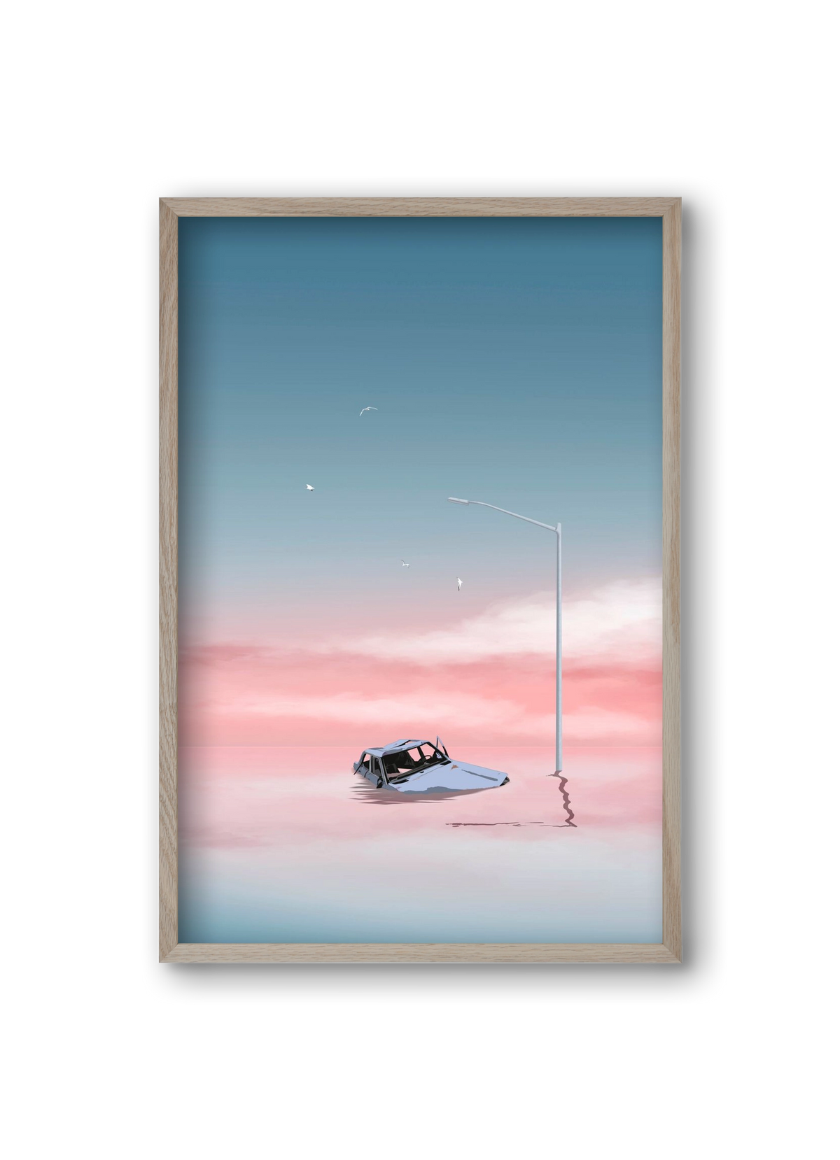 Slumber, 20x30 cm (20x30 cm), Tölgy keret