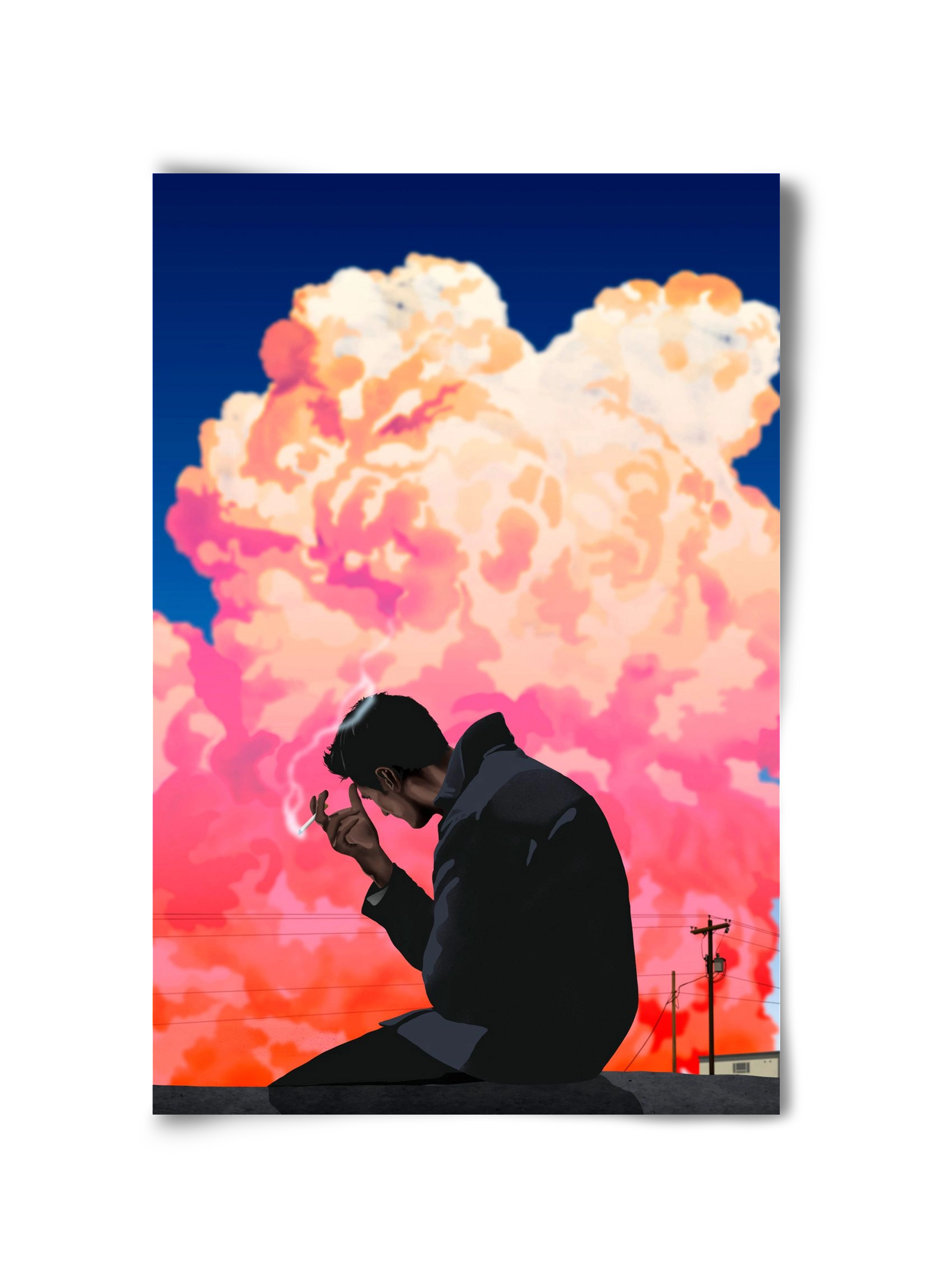 I, the storm, 30x45 cm, Keret nélkül