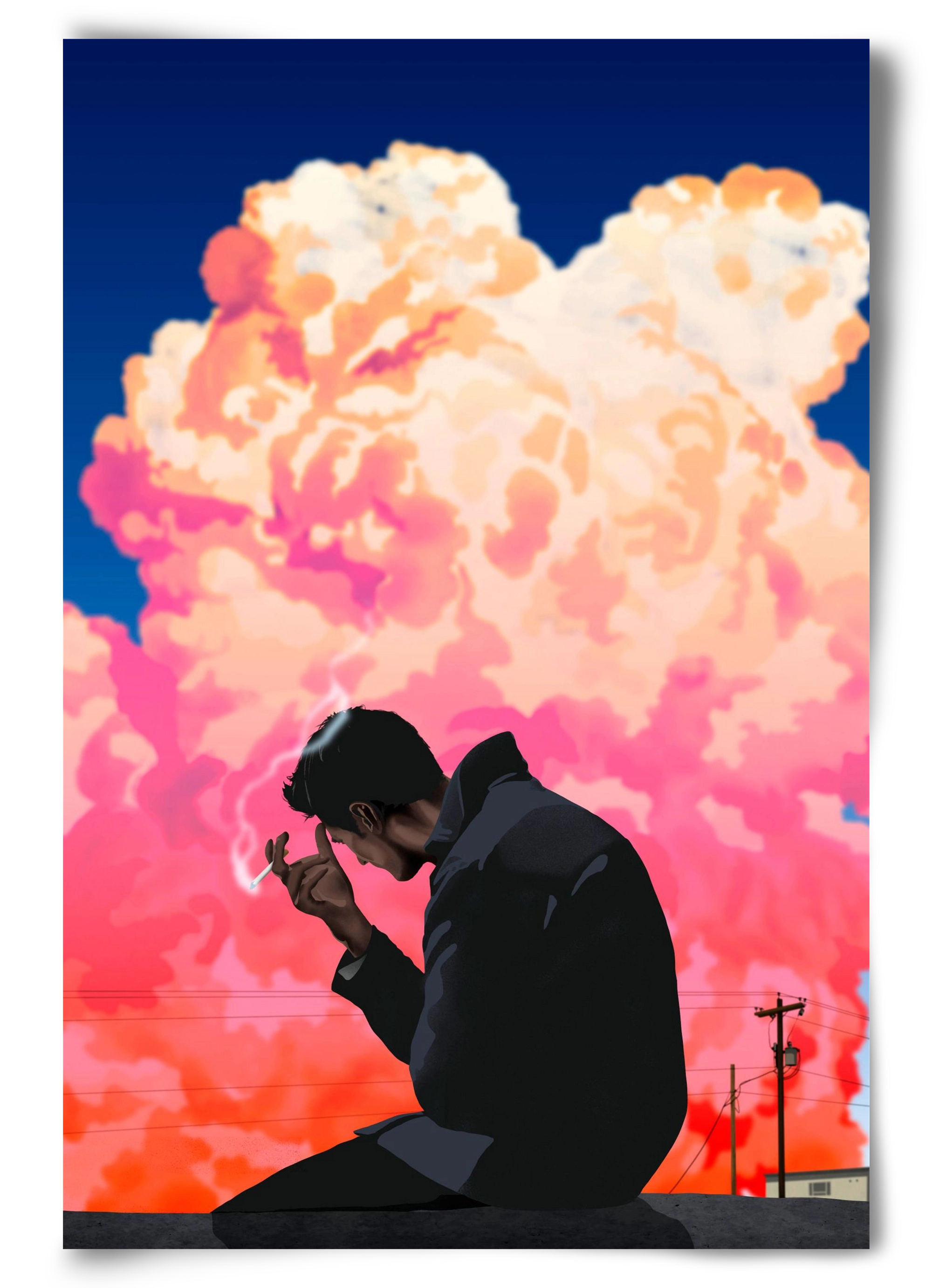 I, the storm, 60x90 cm, Keret nélkül