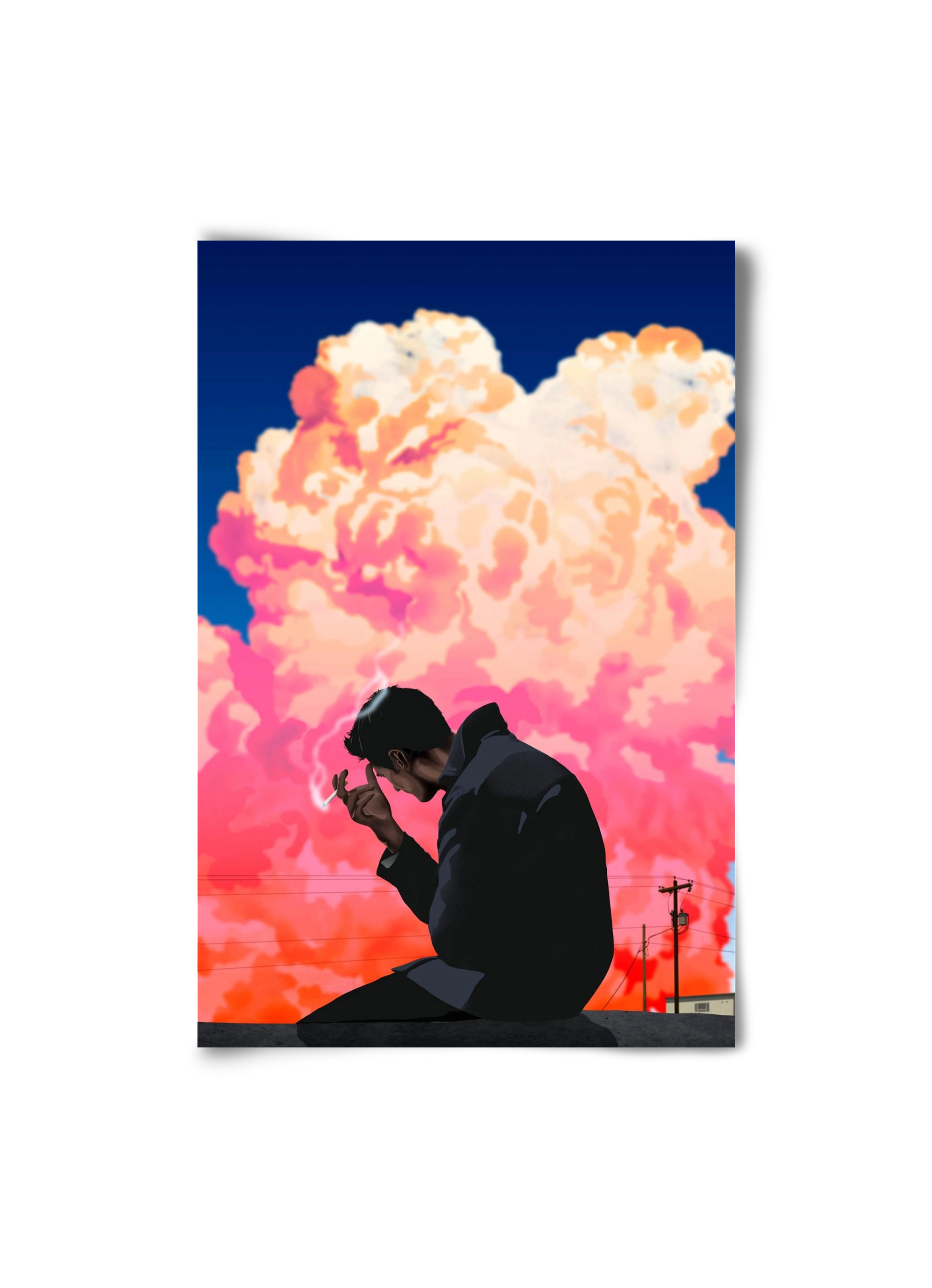 I, the storm, 20x30 cm, Keret nélkül
