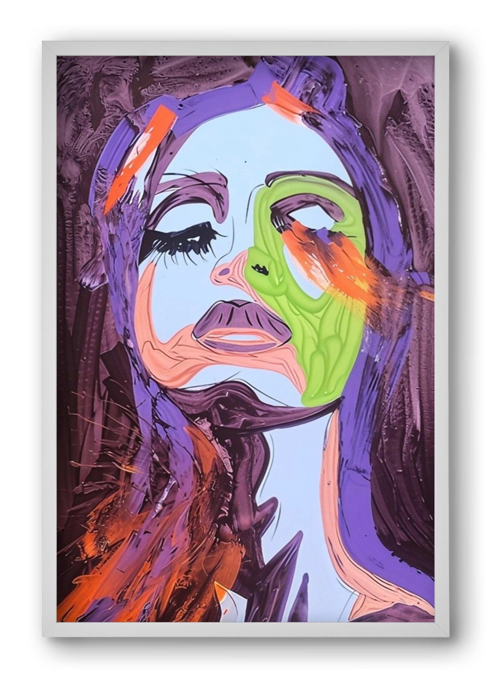 Bloom, 40x60 cm (40x60 cm), Fehér keret