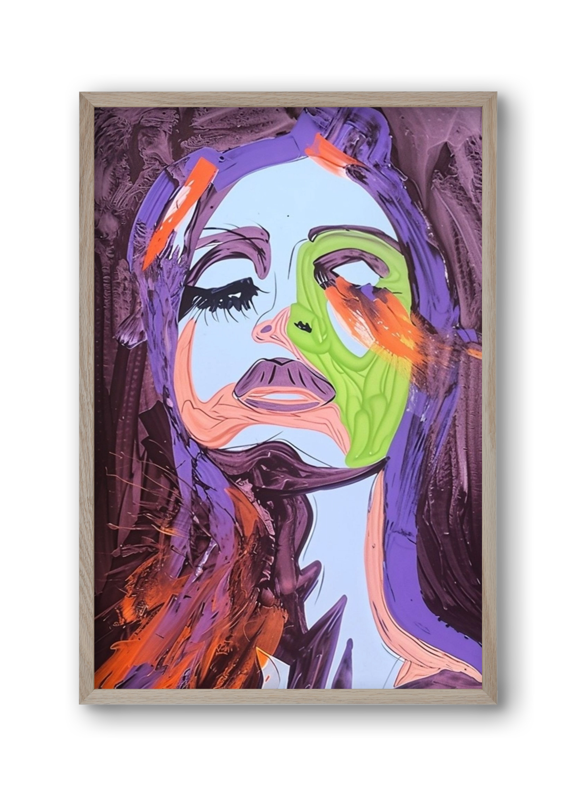 Bloom, 30x45 cm (30x45 cm), Tölgy keret