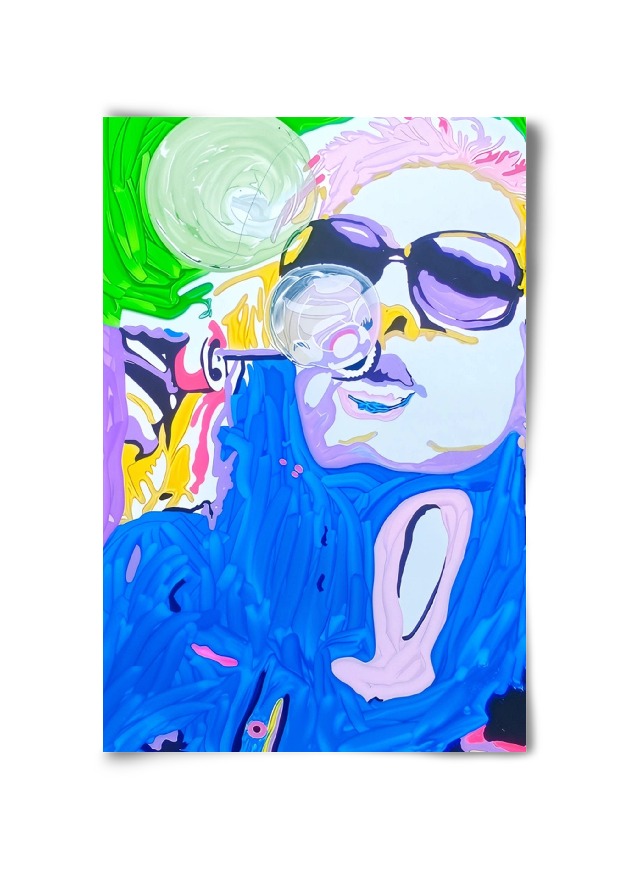 Bubble, 30x45 cm, Keret nélkül