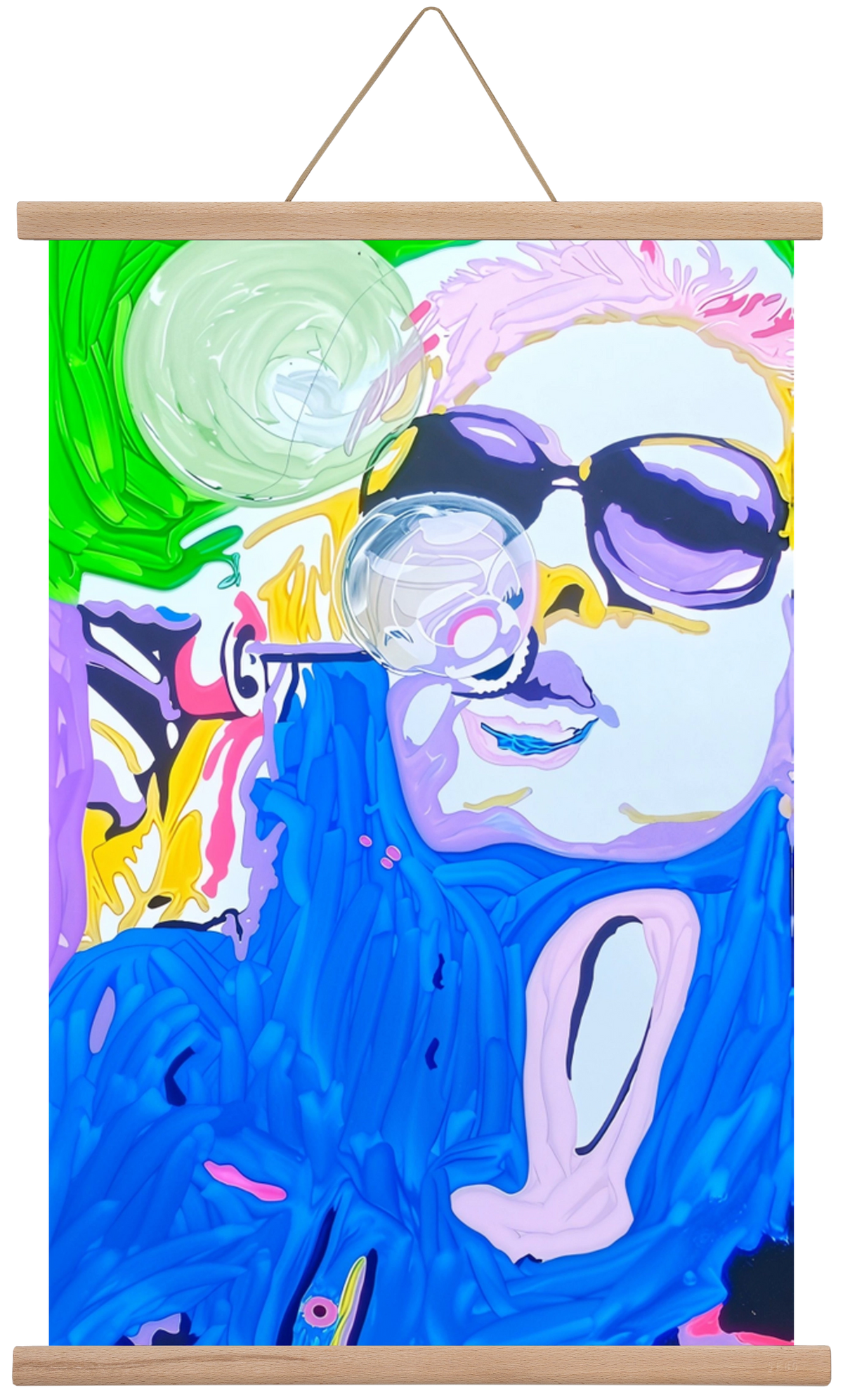 Bubble, 40x60 cm (40x60 cm), Tölgy akasztó