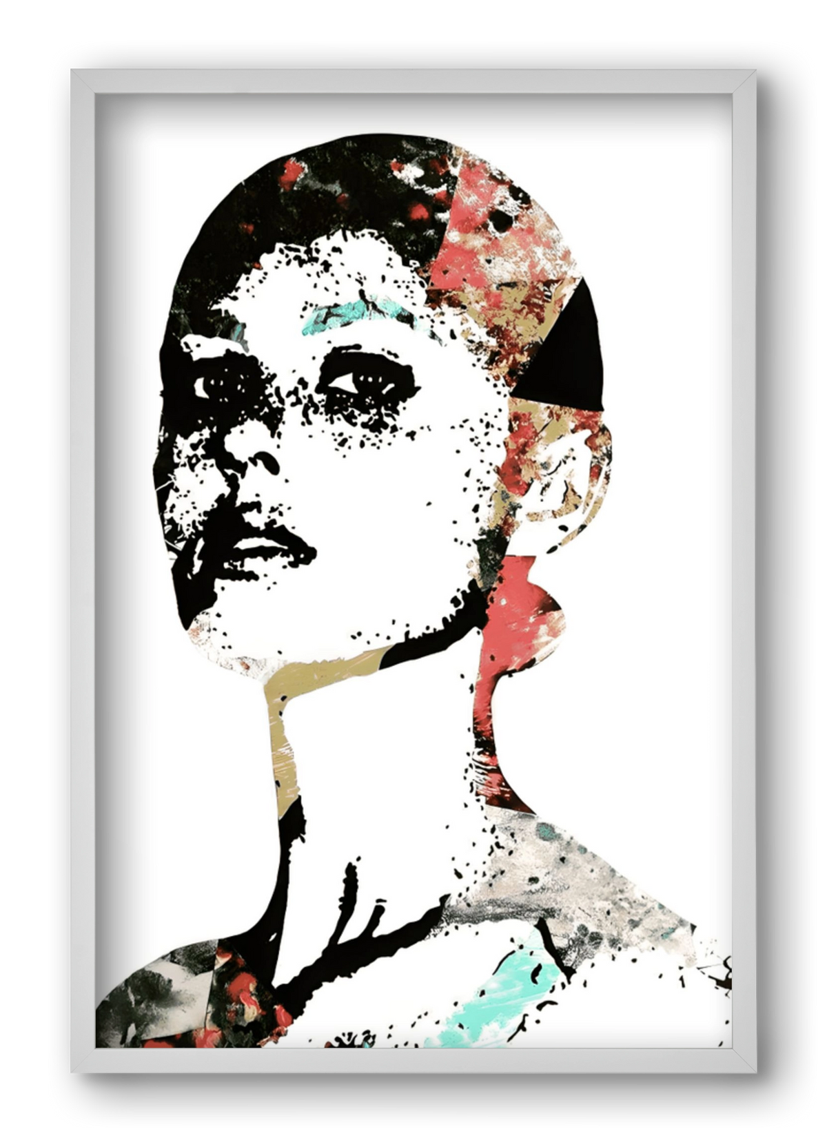 Girl Power, 40x60 cm (40x60 cm), Fehér keret