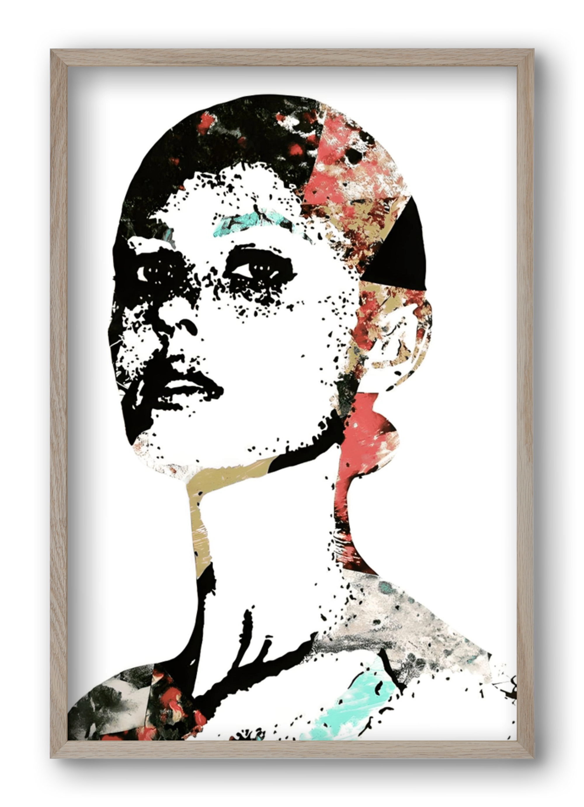 Girl Power, 40x60 cm (40x60 cm), Tölgy keret
