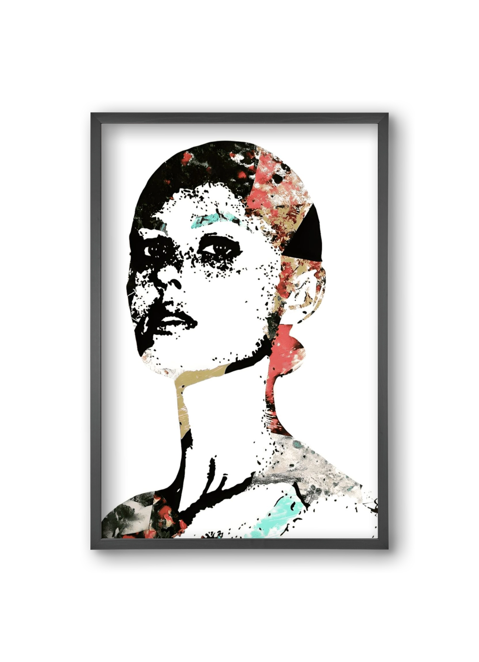 Girl Power, 20x30 cm (20x30 cm), Fekete keret