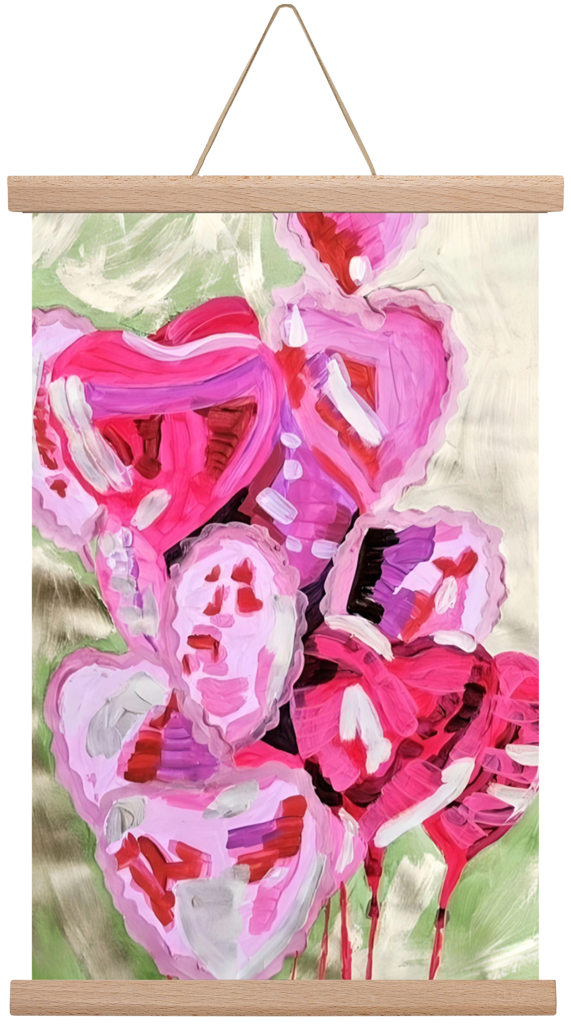 Valentine, 30x45 cm (30x45 cm), Tölgy akasztó