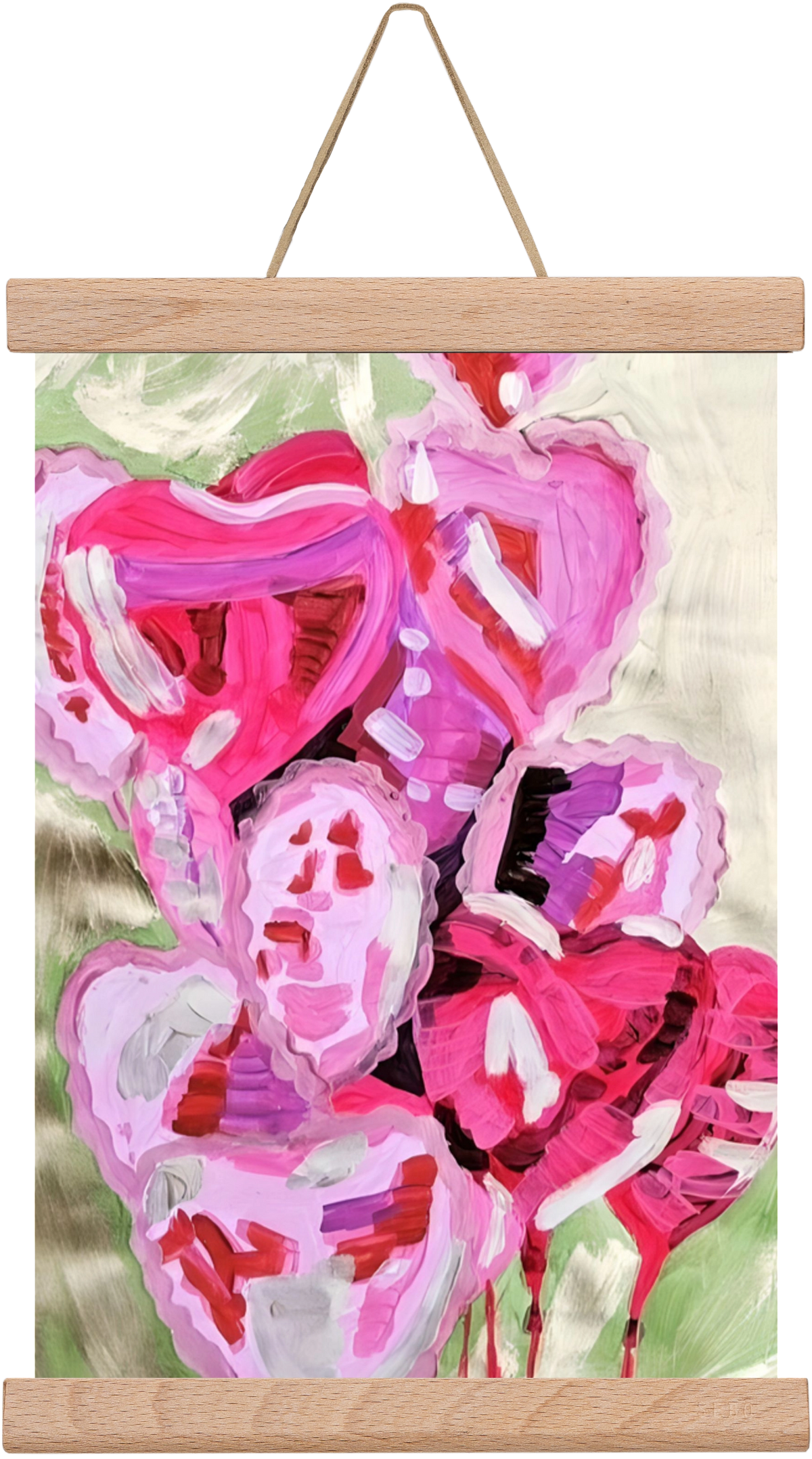 Valentine, 20x30 cm (20x30 cm), Tölgy akasztó