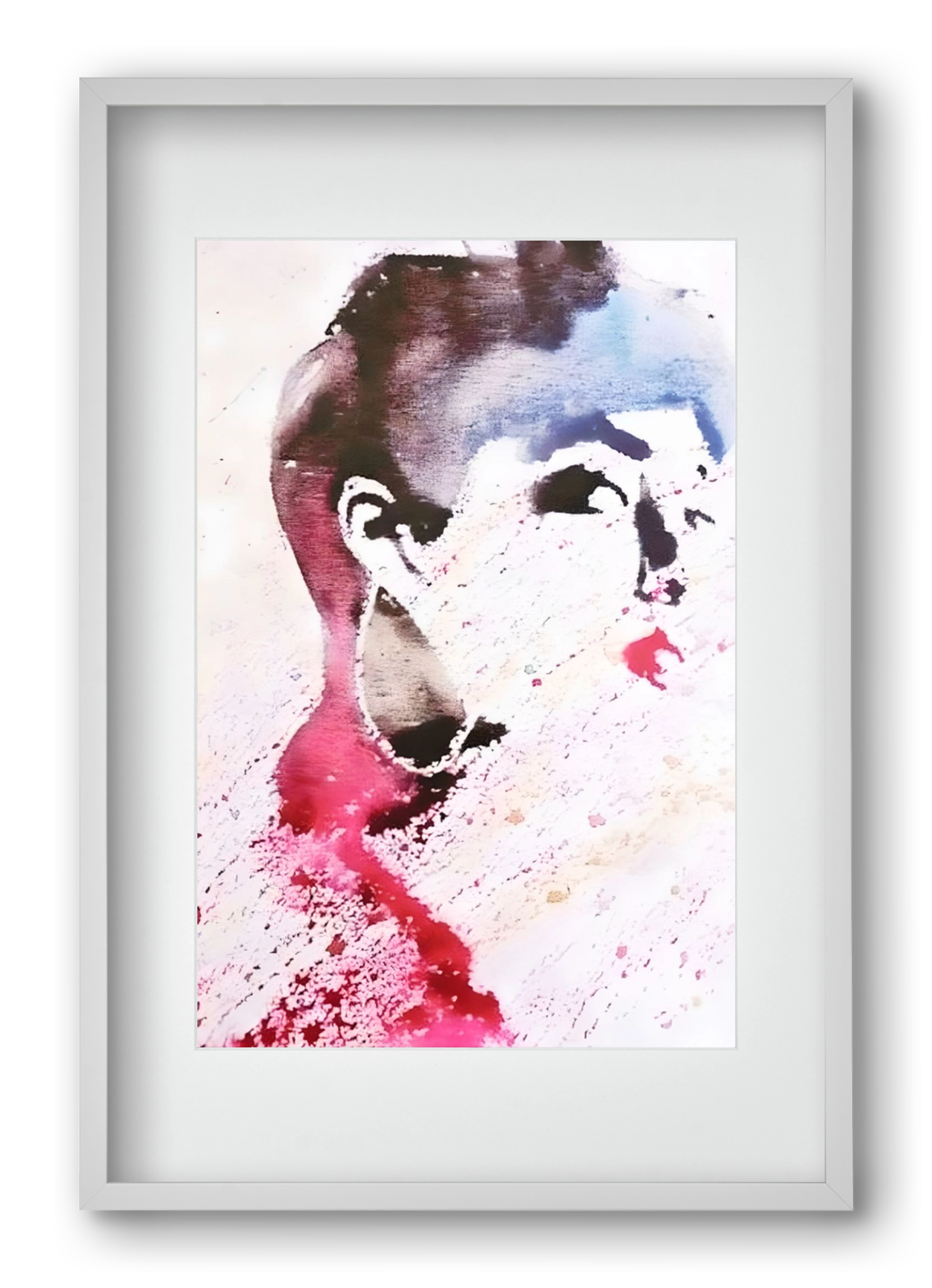 Melody, 40x60 cm (30x45 cm), Fehér keret, paszpartuval
