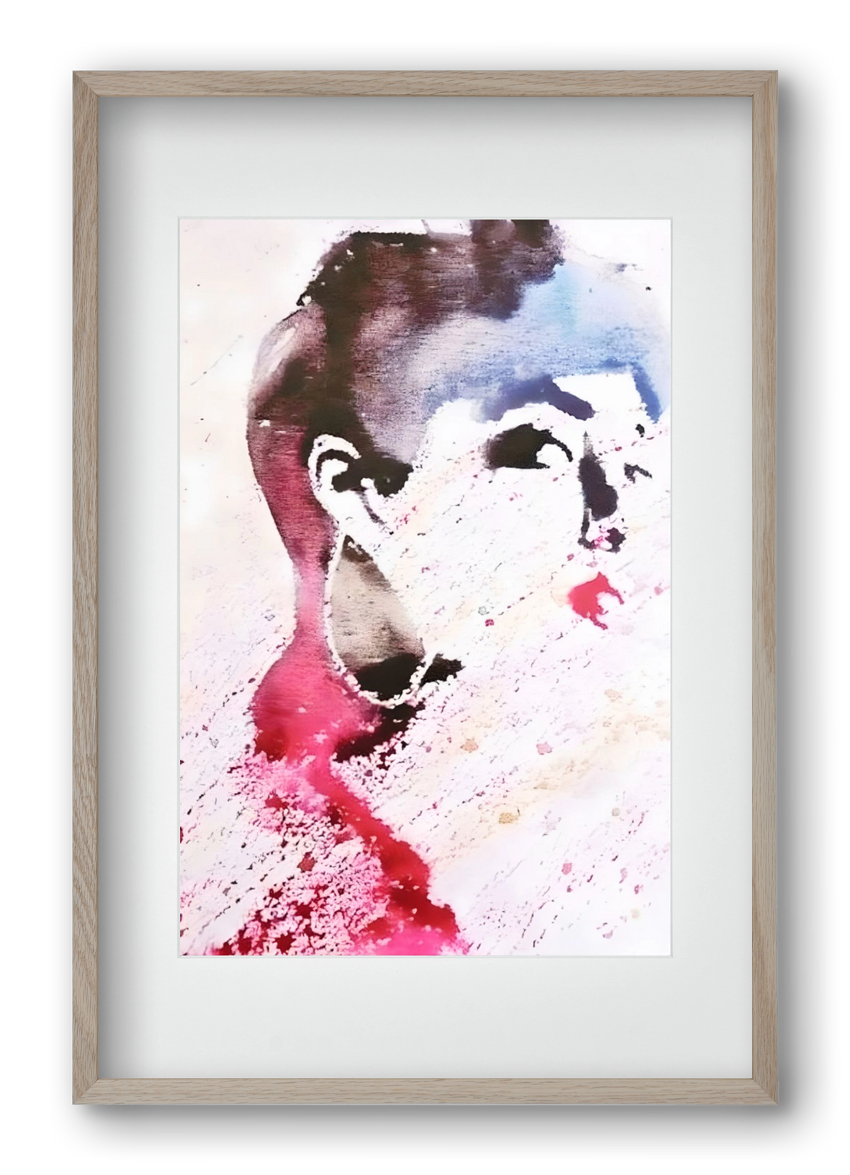 Melody, 40x60 cm (30x45 cm), Tölgy keret, paszpartuval