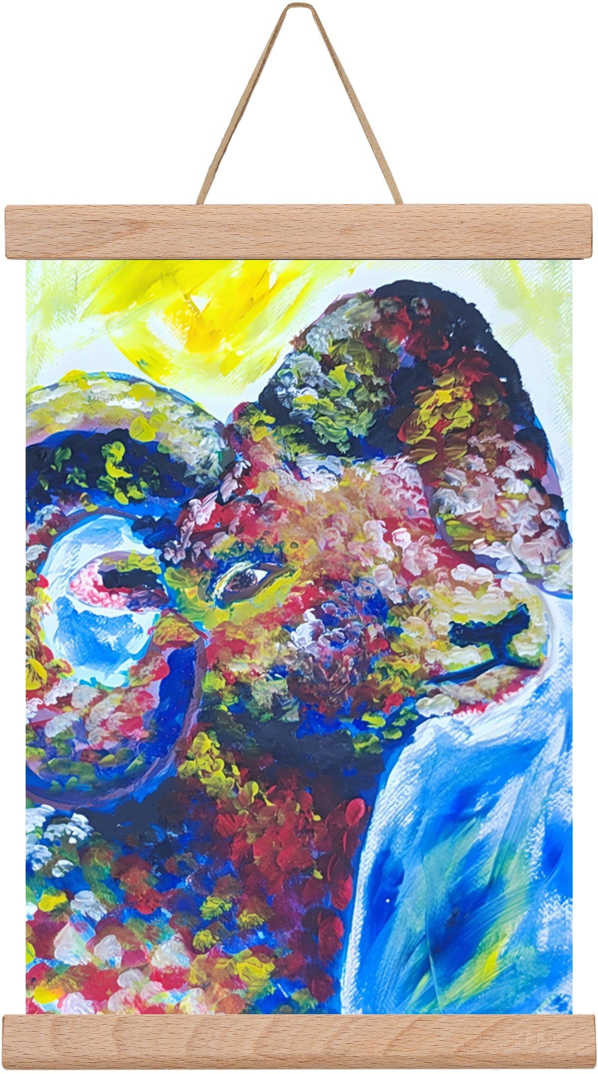 The Goat, 20x30 cm (20x30 cm), Tölgy akasztó