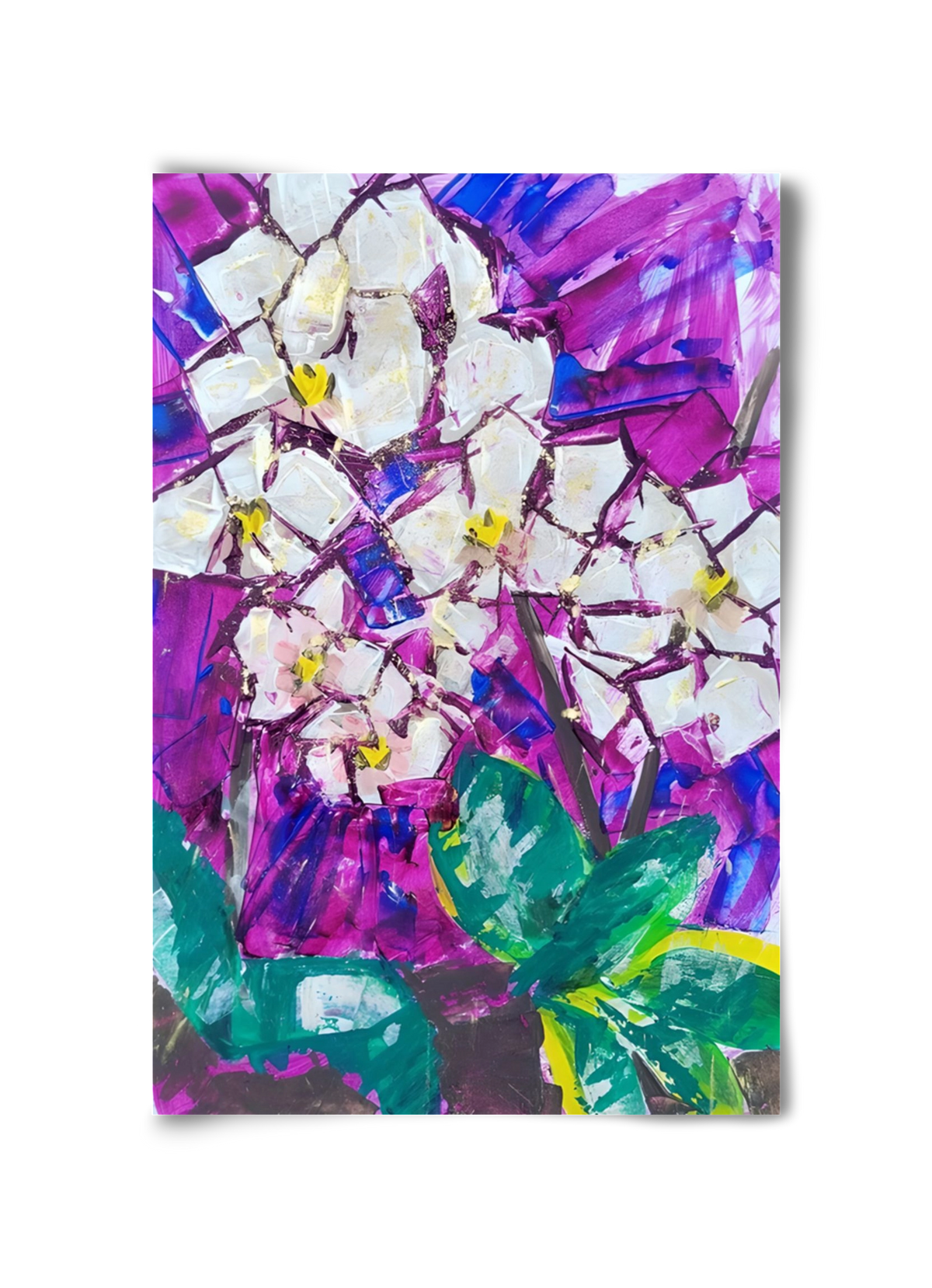 Orchidea, 30x45 cm, Keret nélkül