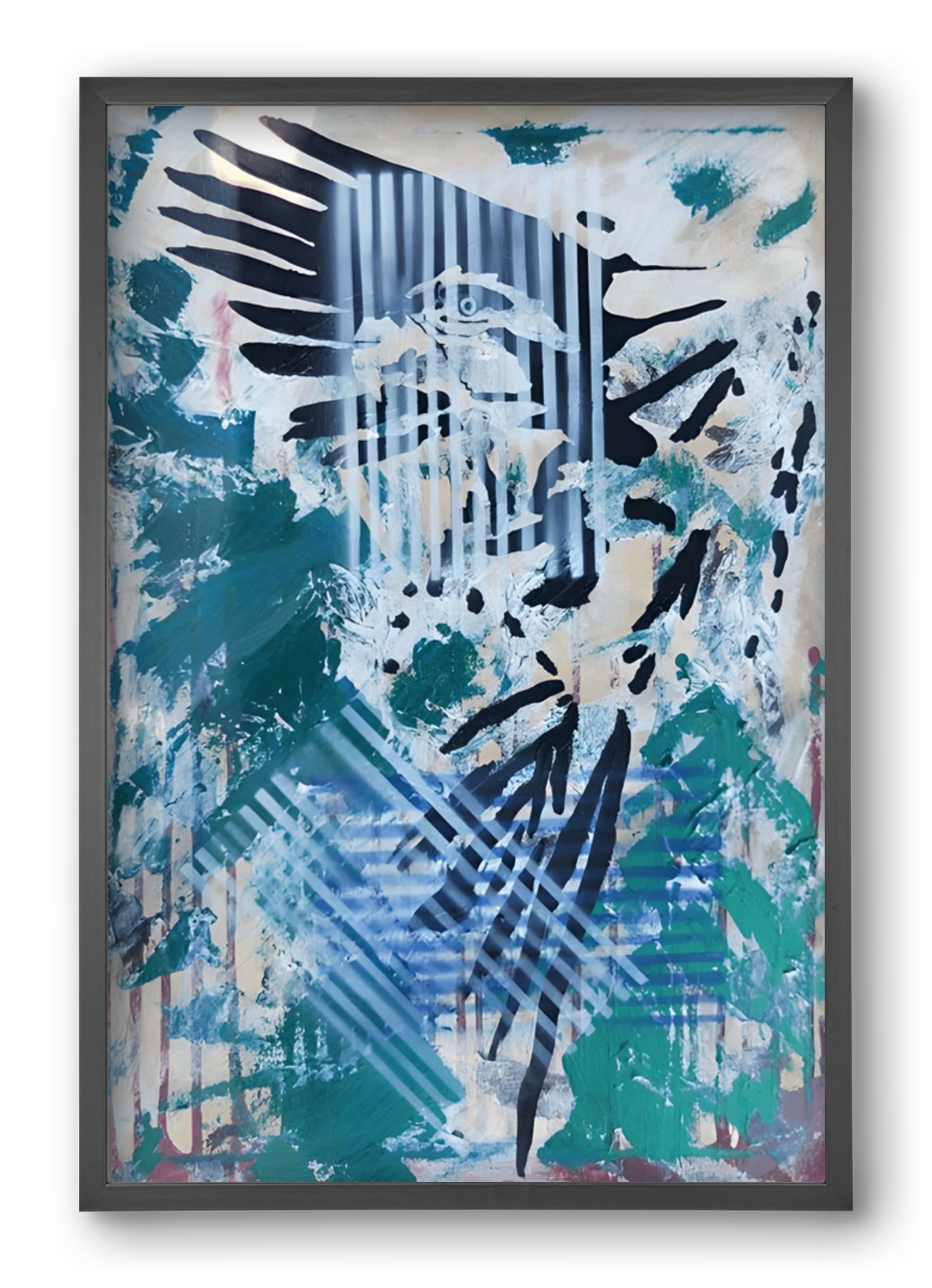 Wild Animal, 40x60 cm (40x60 cm), Fekete keret