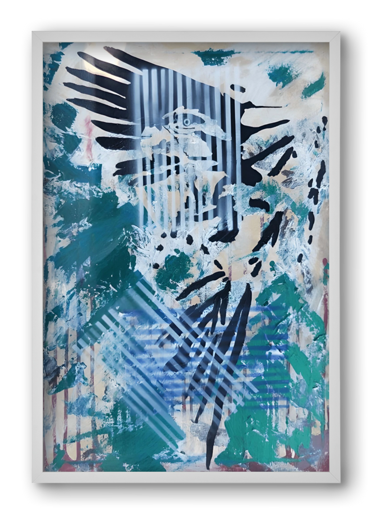 Wild Animal, 40x60 cm (40x60 cm), Fehér keret
