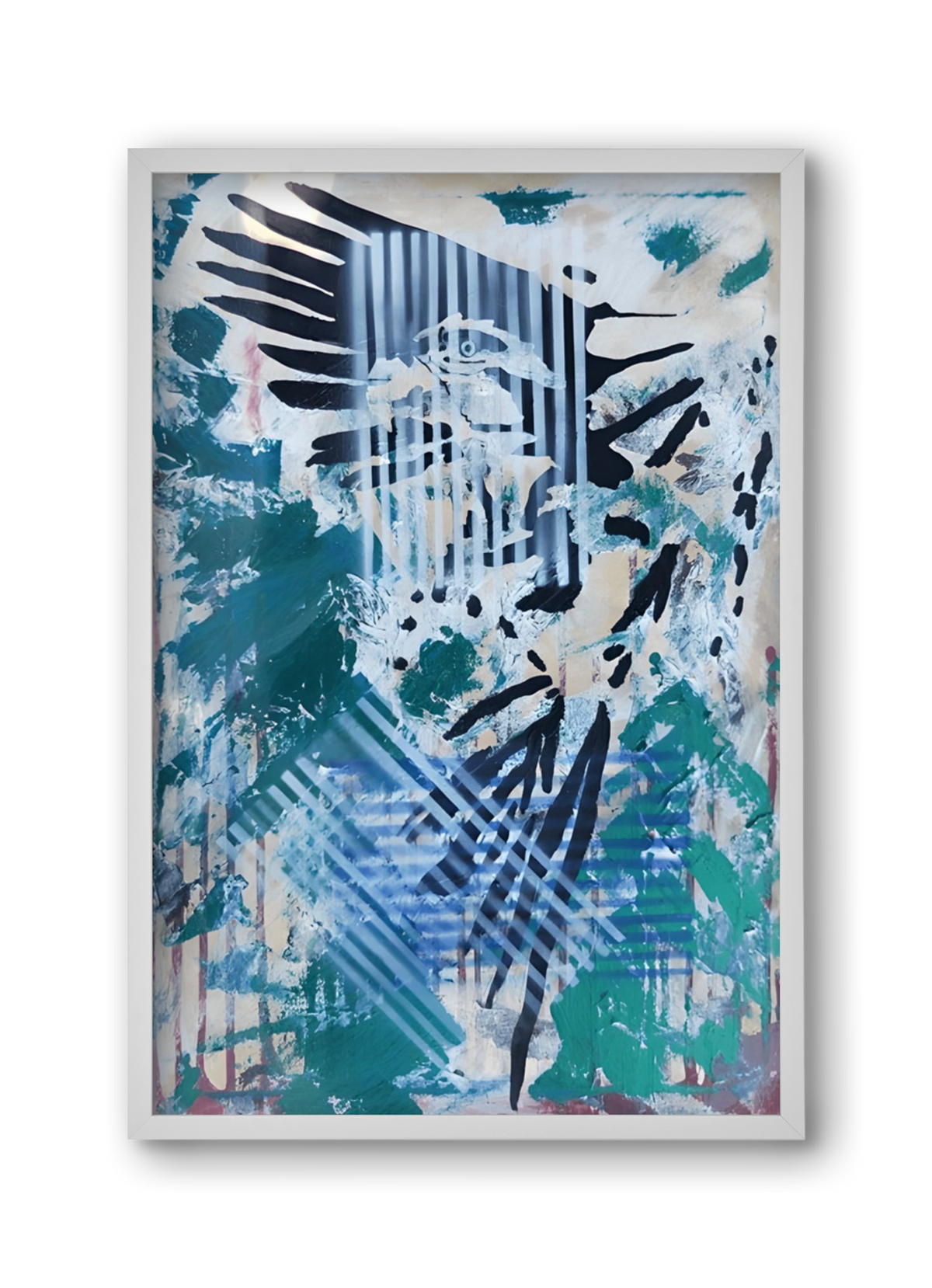 Wild Animal, 30x45 cm (30x45 cm), Fehér keret