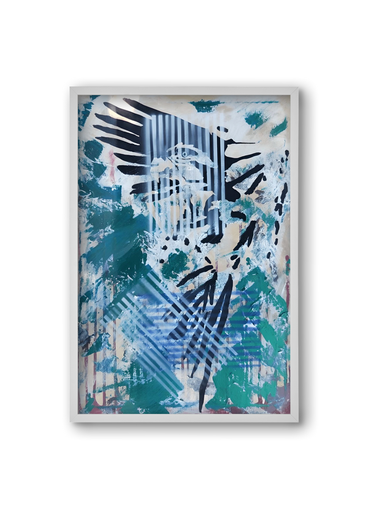 Wild Animal, 20x30 cm (20x30 cm), Fehér keret