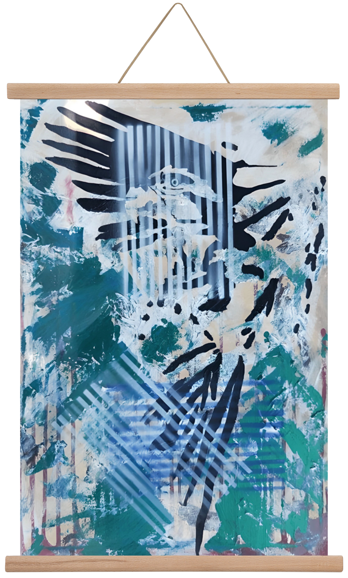 Wild Animal, 40x60 cm (40x60 cm), Tölgy akasztó