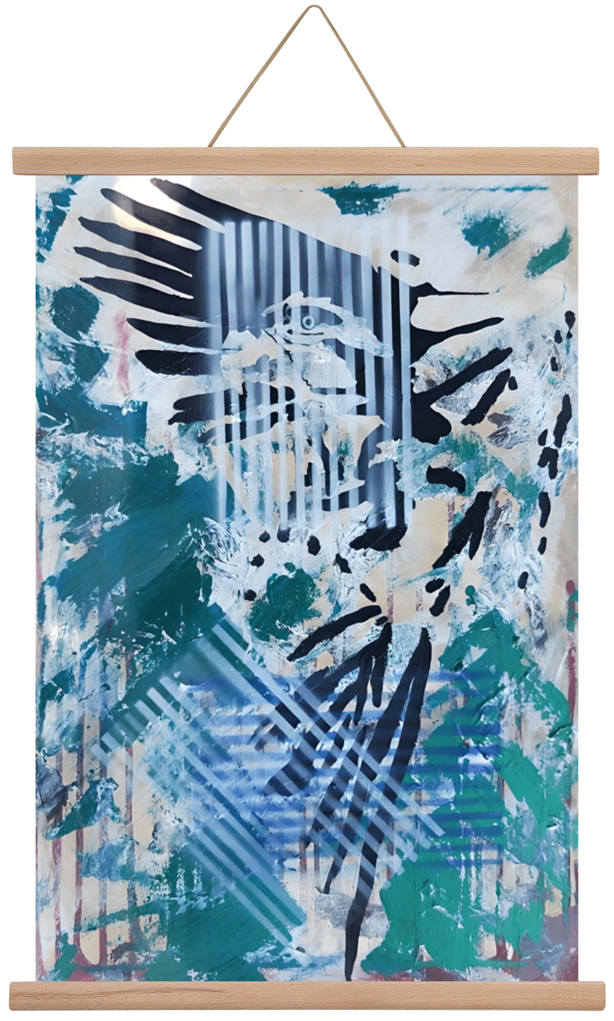 Wild Animal, 40x60 cm (40x60 cm), Tölgy akasztó