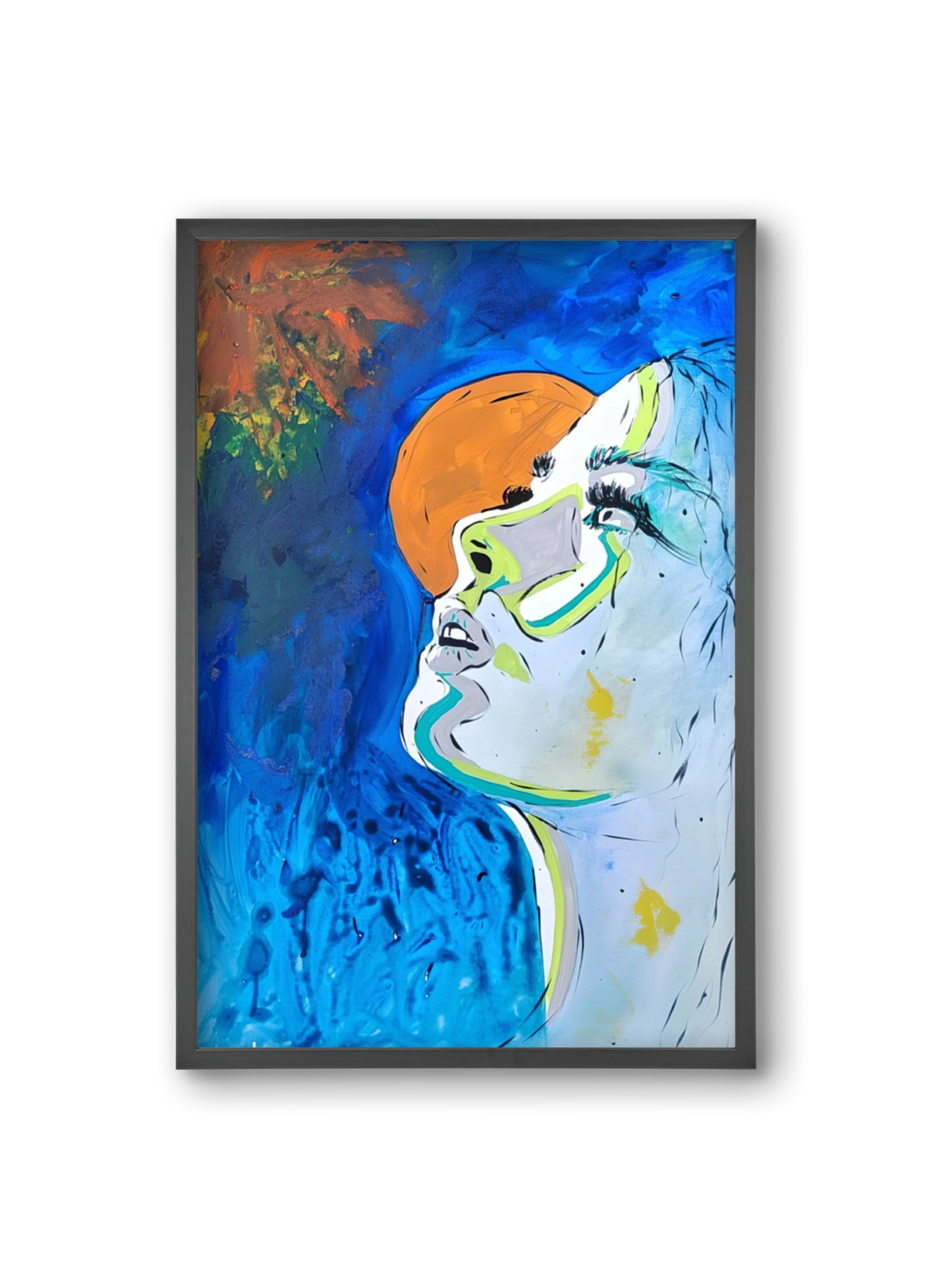Moon Light, 20x30 cm (20x30 cm), Fekete keret