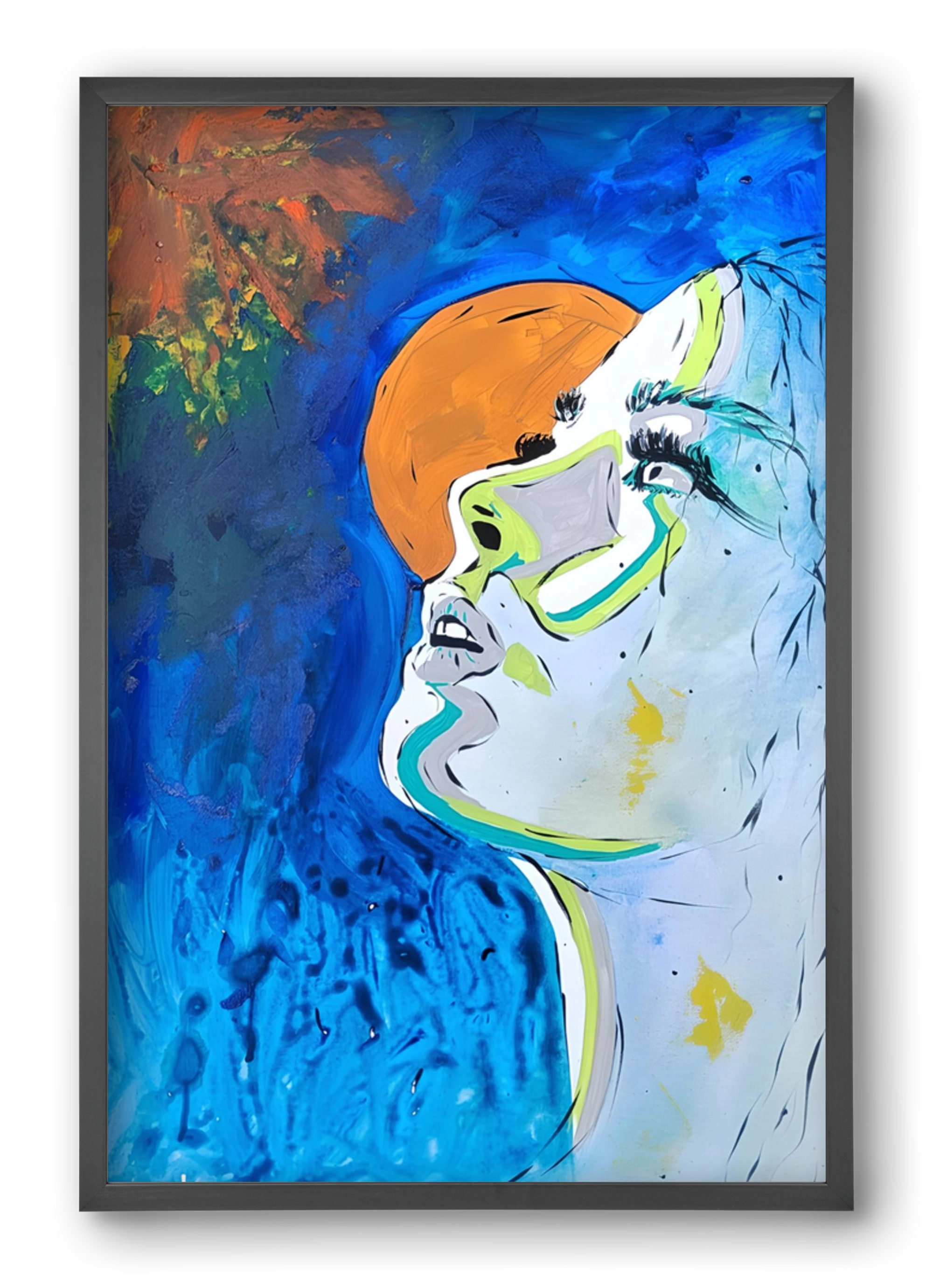 Moon Light, 40x60 cm (40x60 cm), Fekete keret