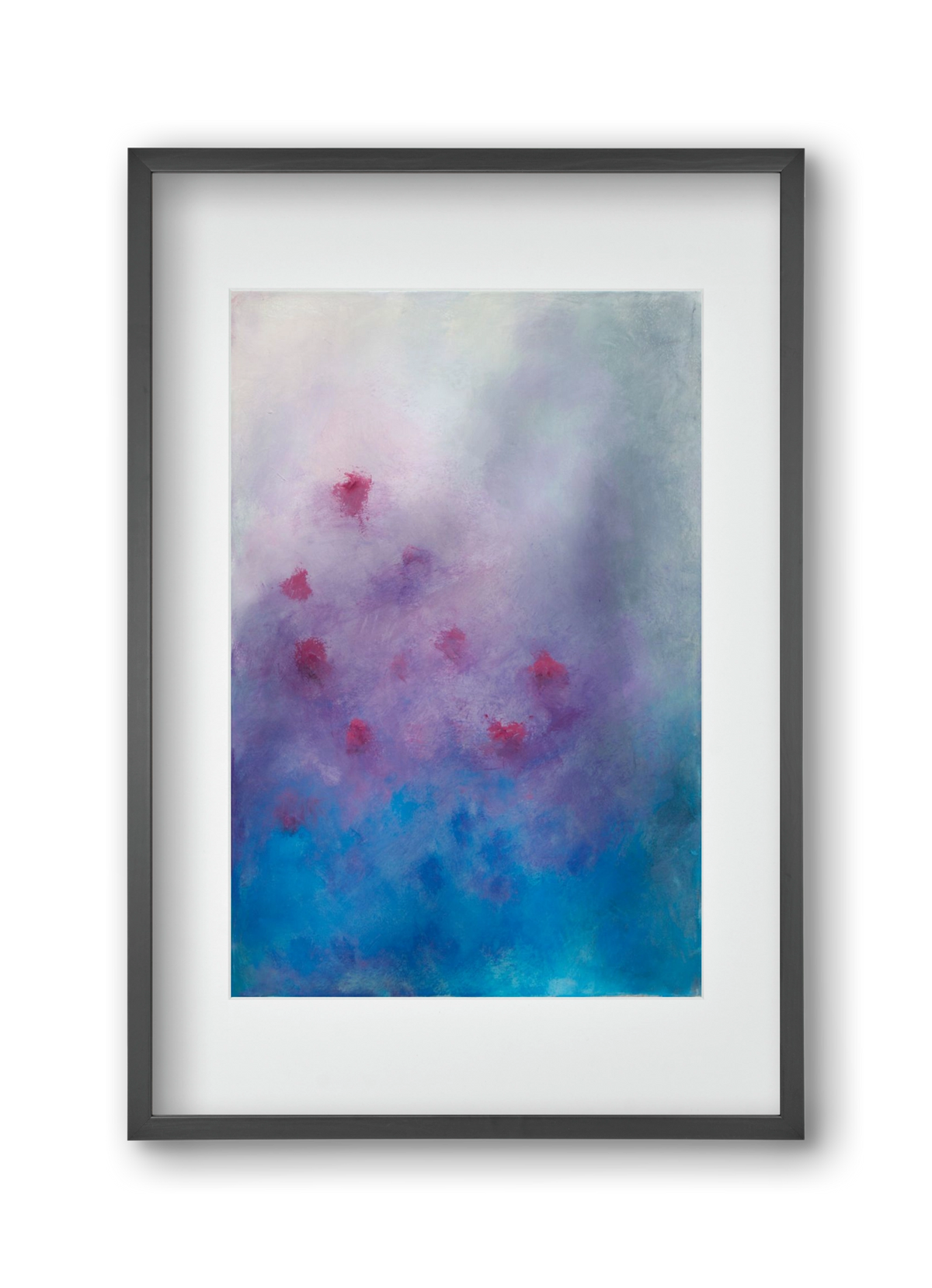 lebben, 30x45 cm (20x30 cm), Fekete keret, paszpartuval
