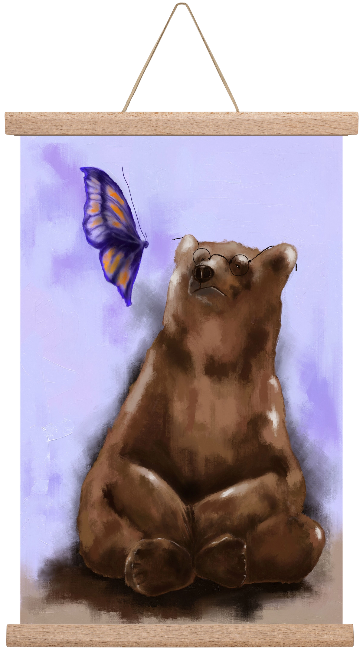 Echo of Serenity, 30x45 cm (30x45 cm), Tölgy akasztó
