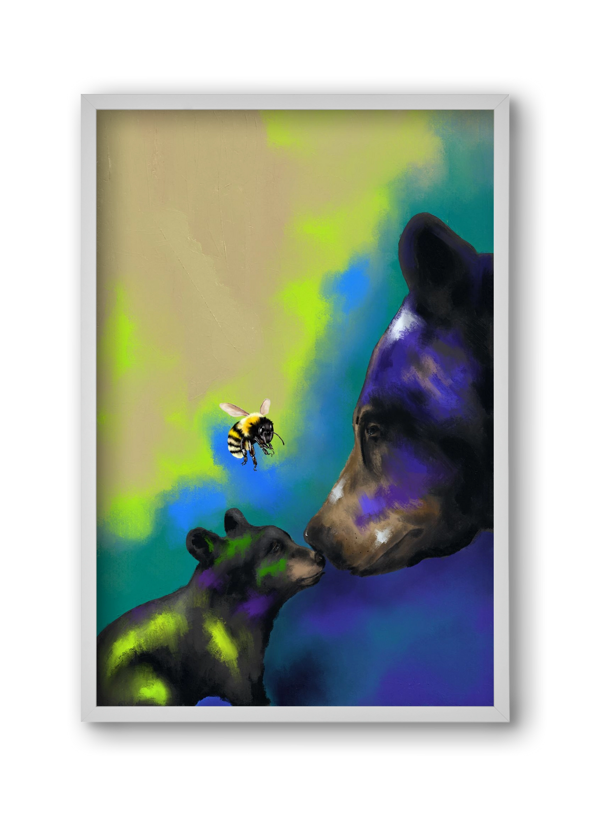 Whisper of Light, 30x45 cm (30x45 cm), Fehér keret