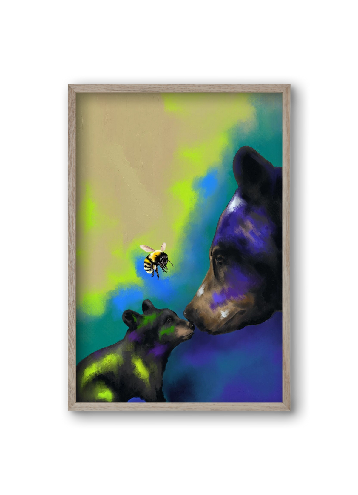 Whisper of Light, 20x30 cm (20x30 cm), Tölgy keret
