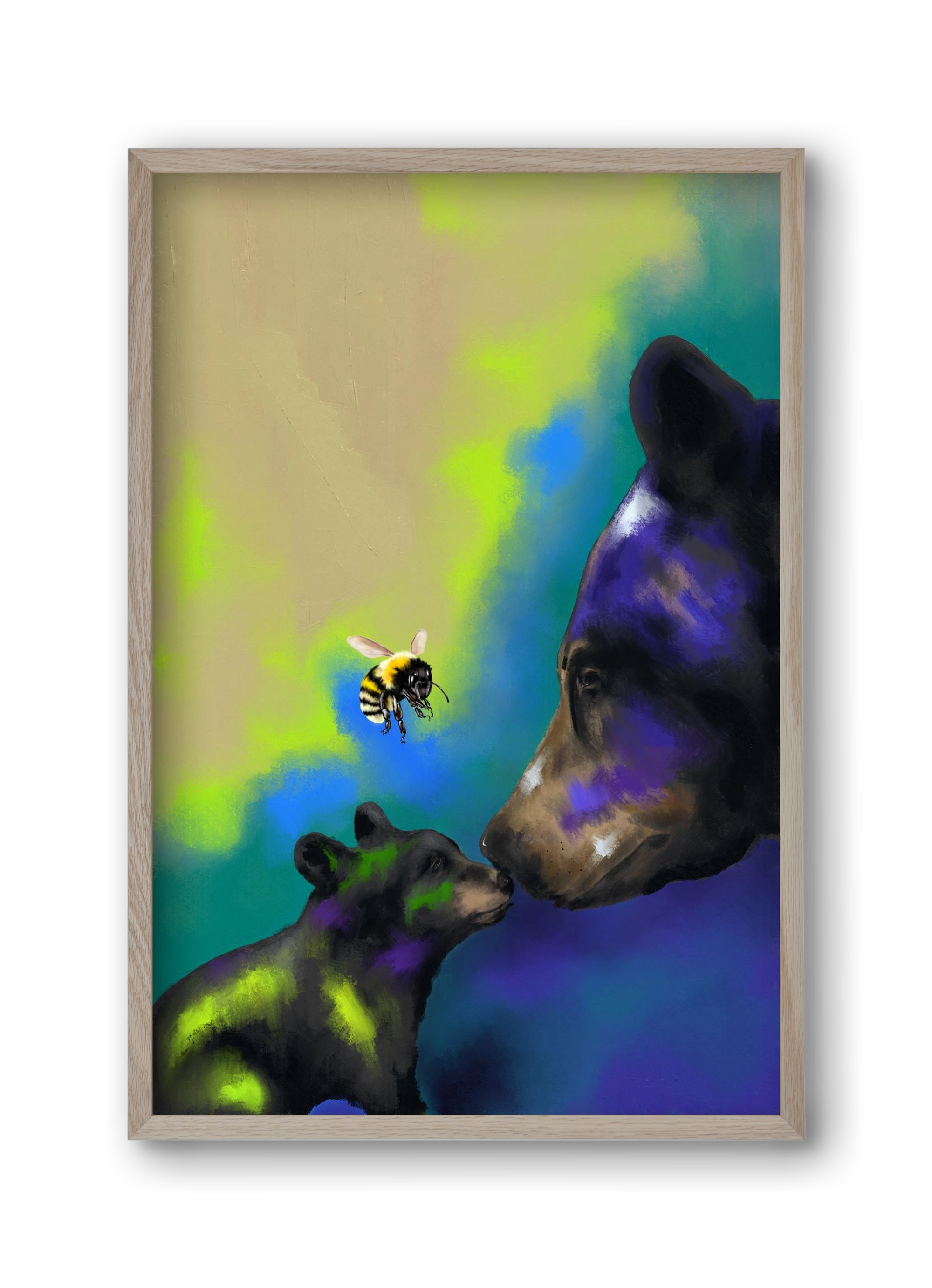 Whisper of Light, 30x45 cm (30x45 cm), Tölgy keret