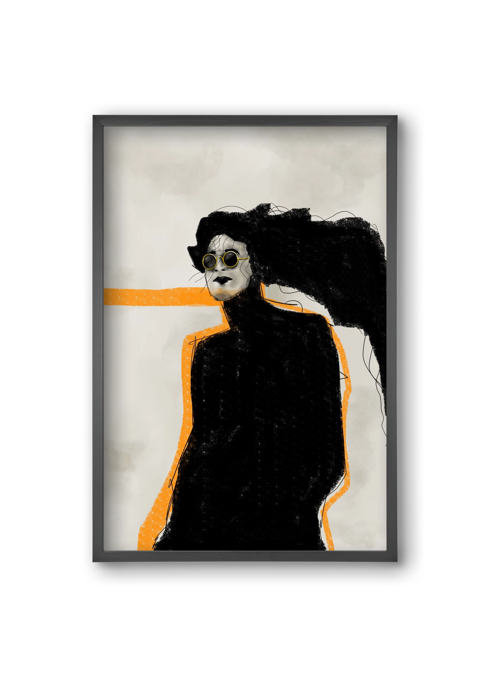 Shadows in Motion, 20x30 cm (20x30 cm), Fekete keret