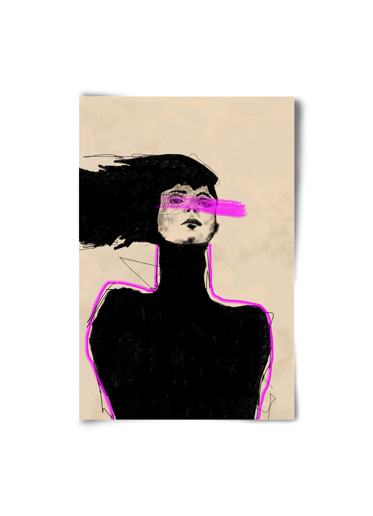 Loud in the Dark, 20x30 cm, Keret nélkül
