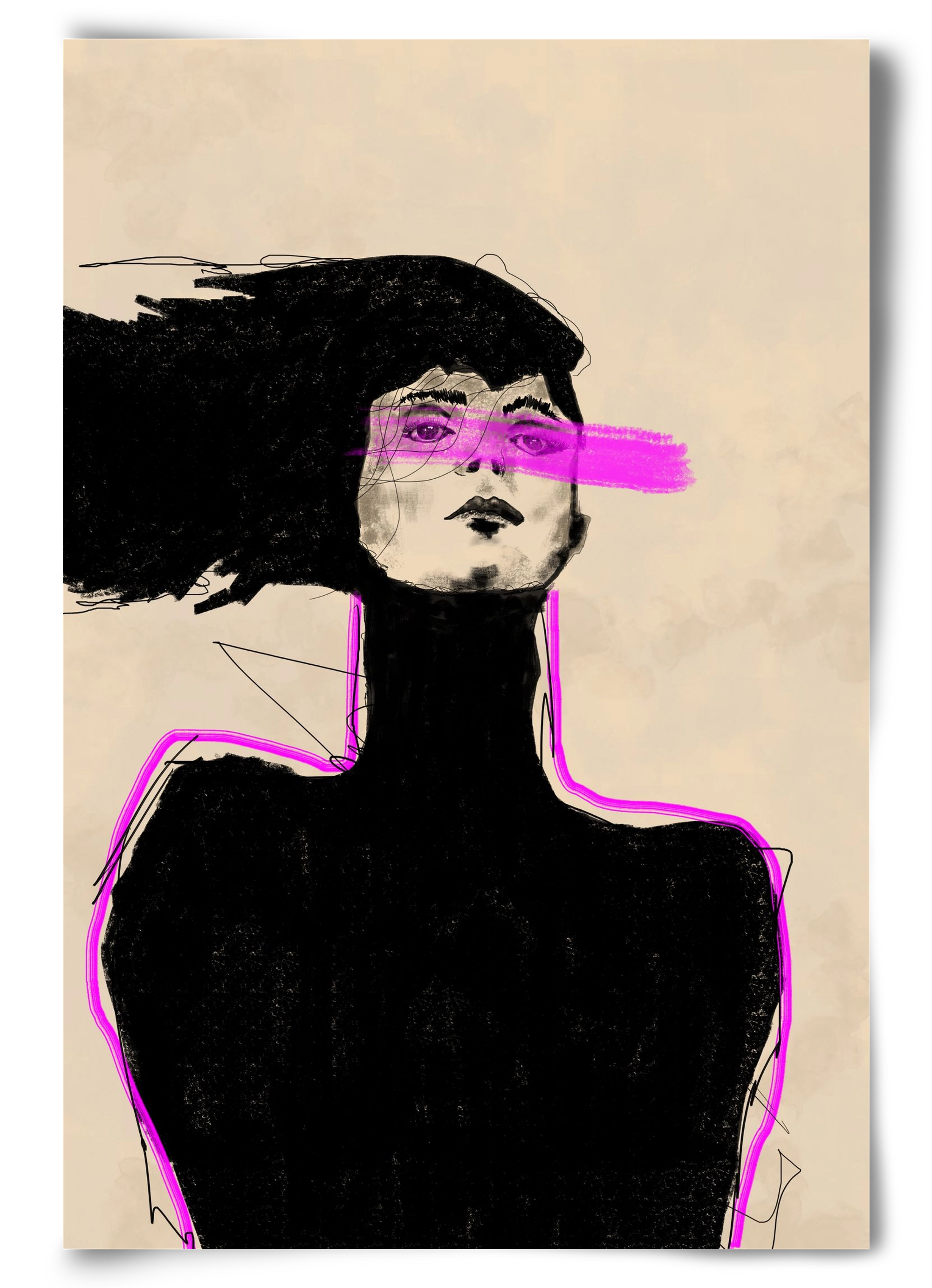 Loud in the Dark, 60x90 cm, Keret nélkül