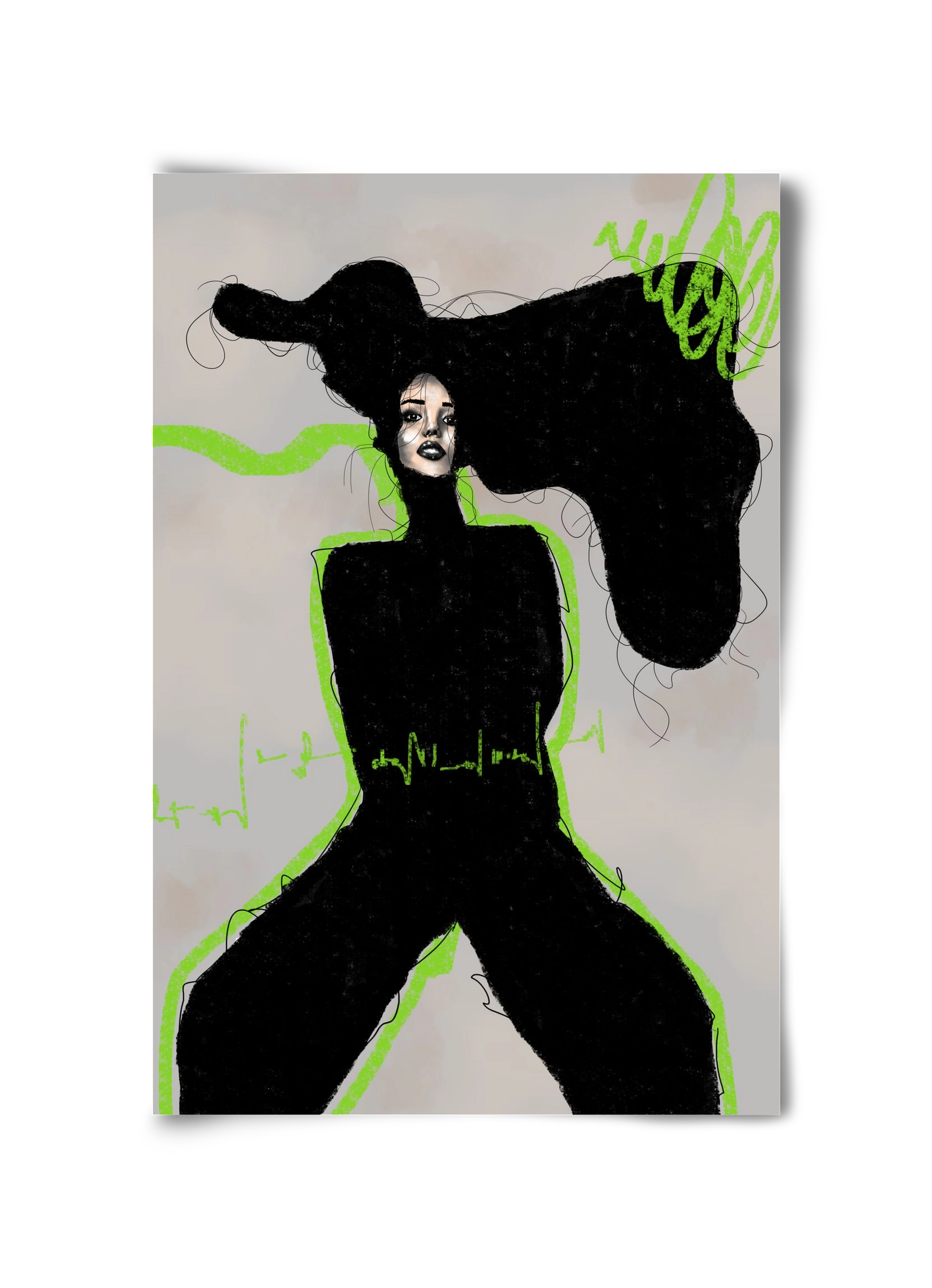 Electric Pulse, 30x45 cm, Keret nélkül