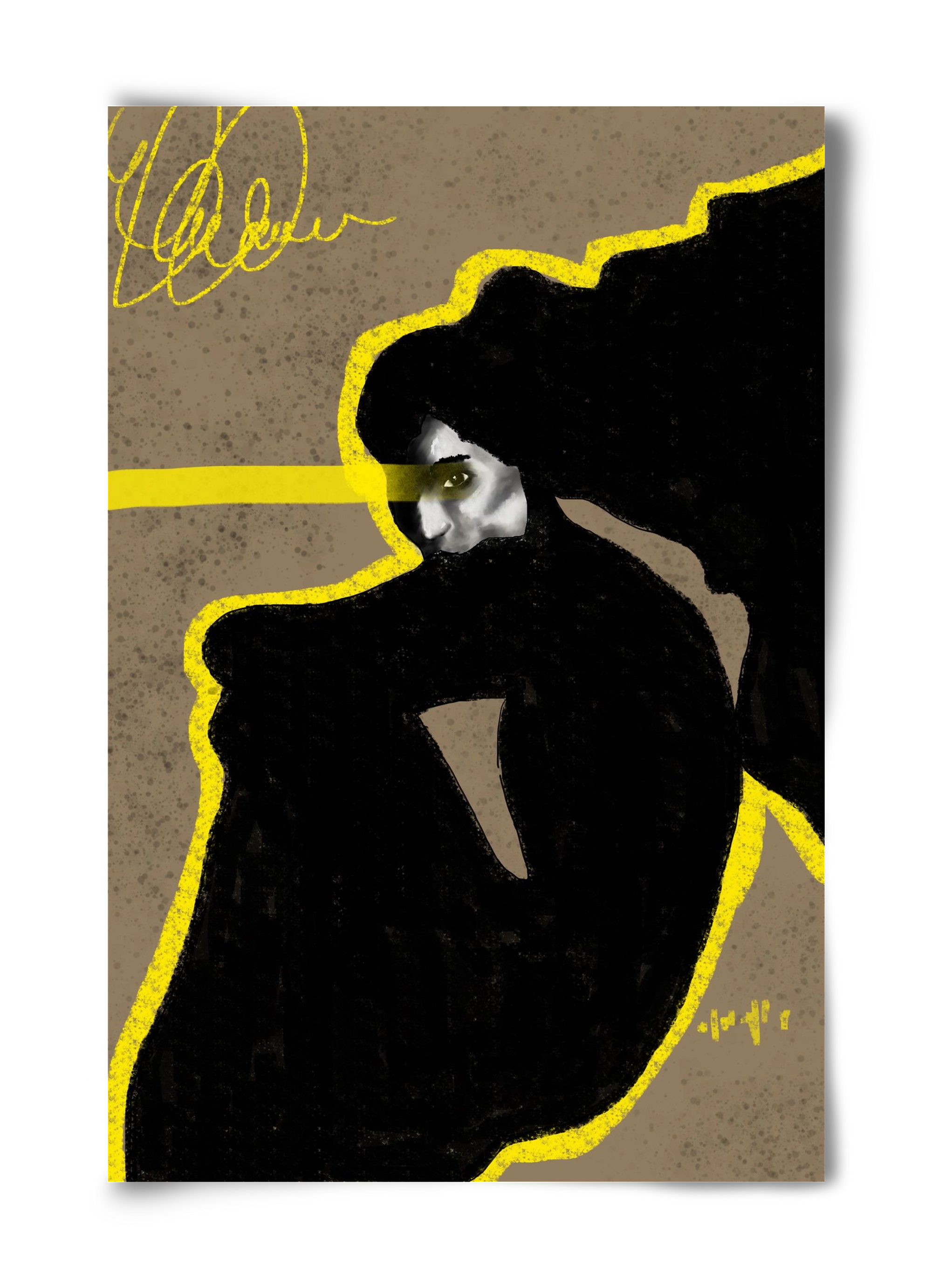 Shadow Whisper, 40x60 cm, Keret nélkül