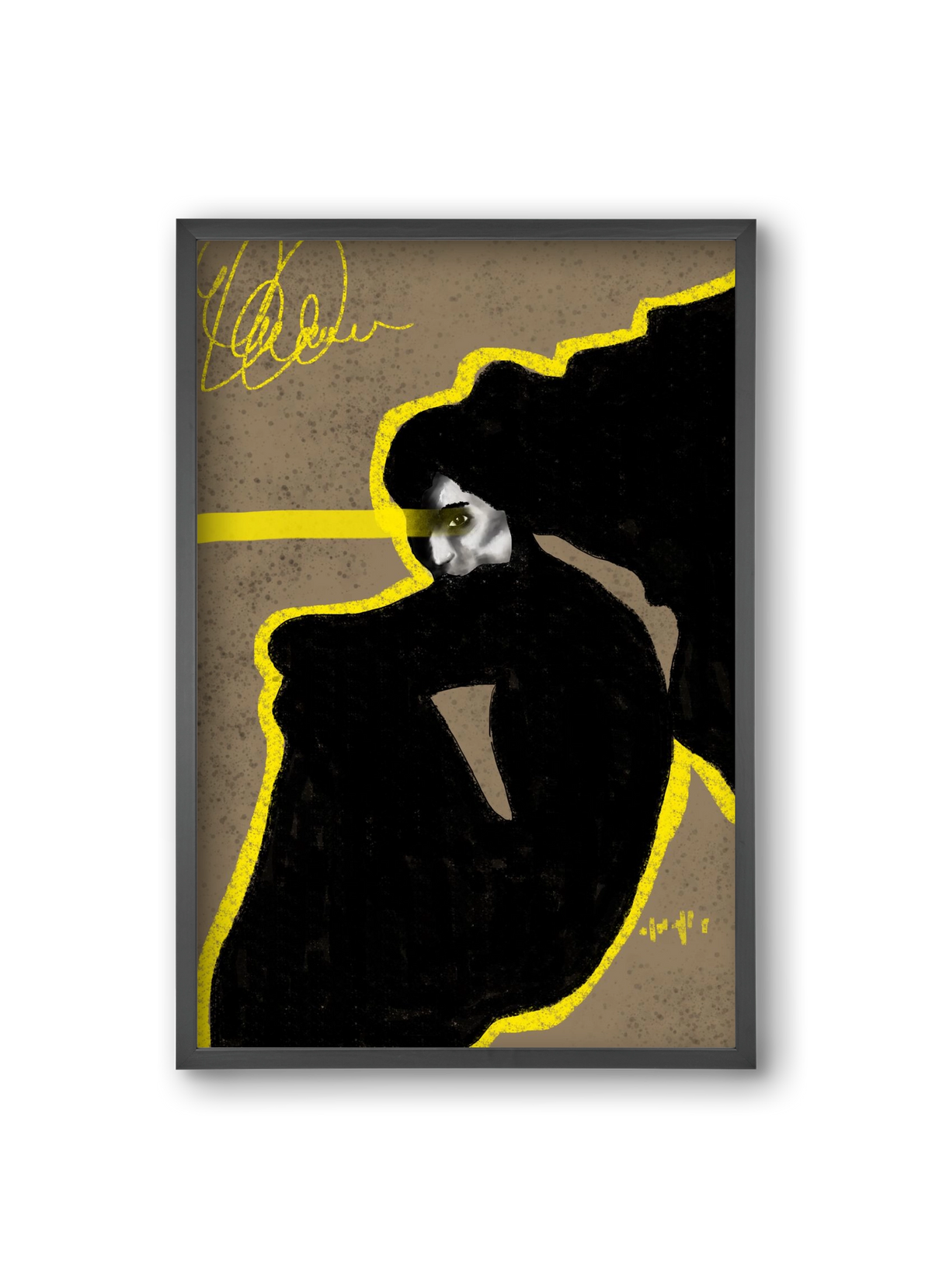 Shadow Whisper, 20x30 cm (20x30 cm), Fekete keret