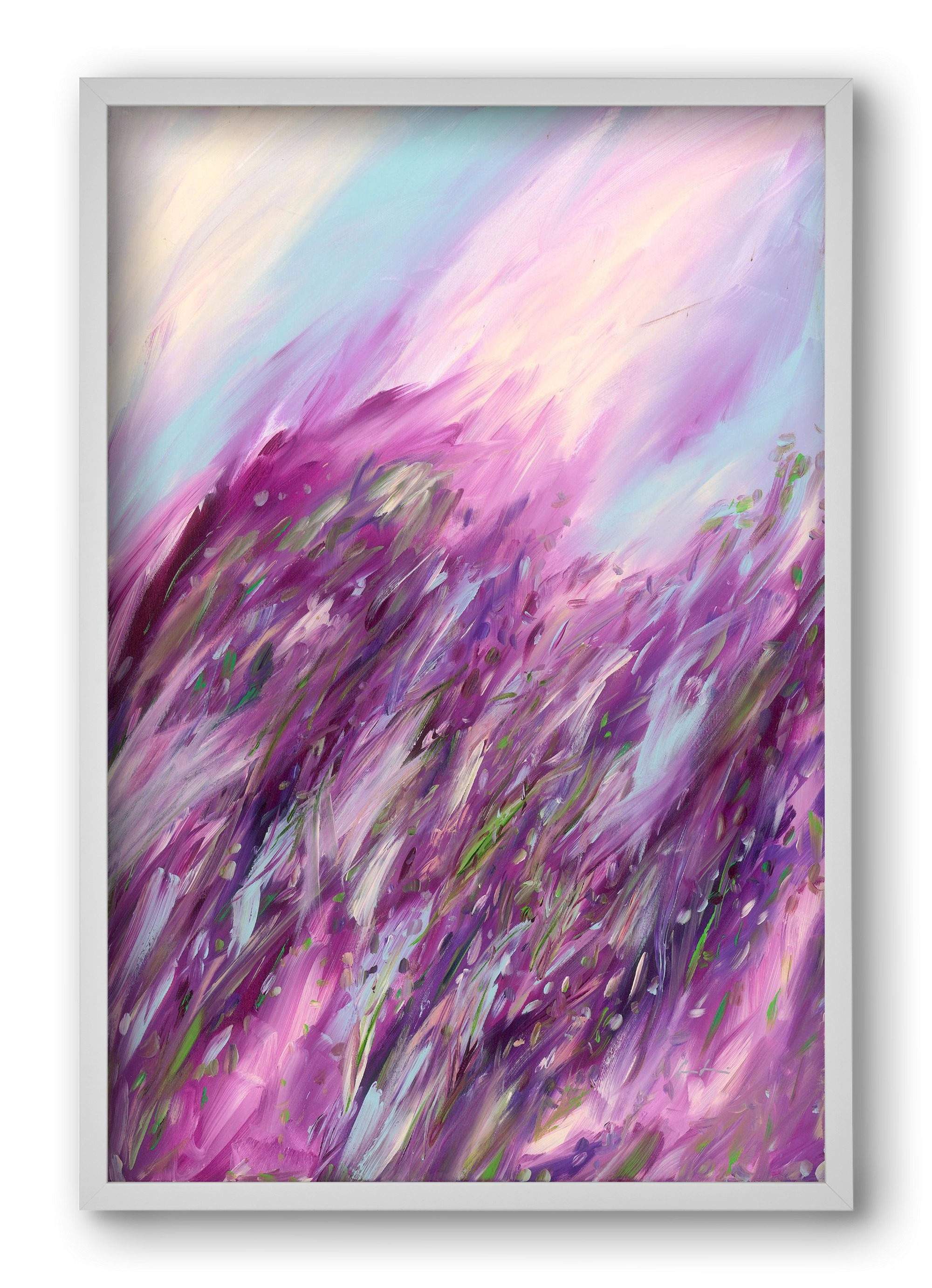 Sodrás, 40x60 cm (40x60 cm), Fehér keret