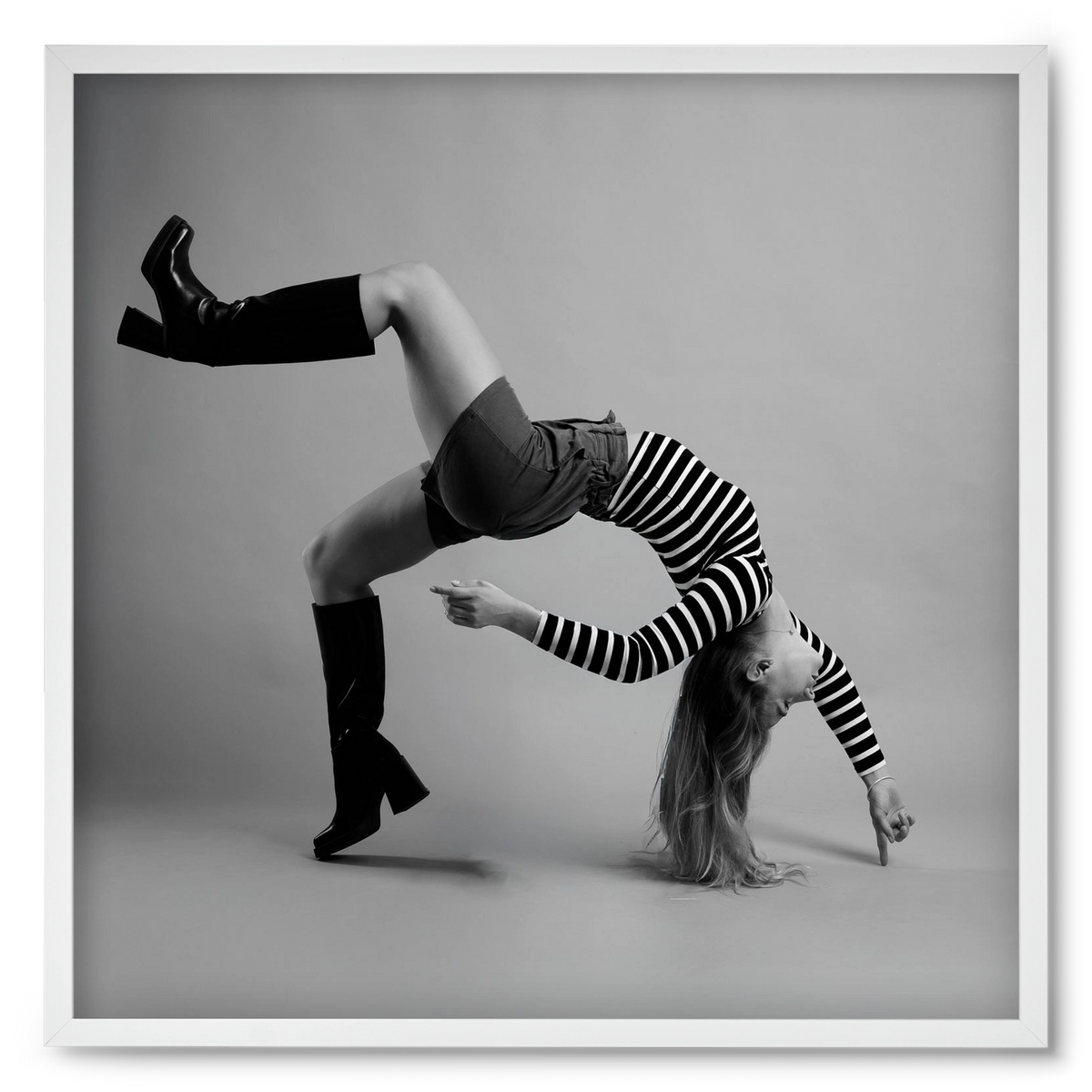 Balance, 50x50 cm (50x50 cm), Fehér keret