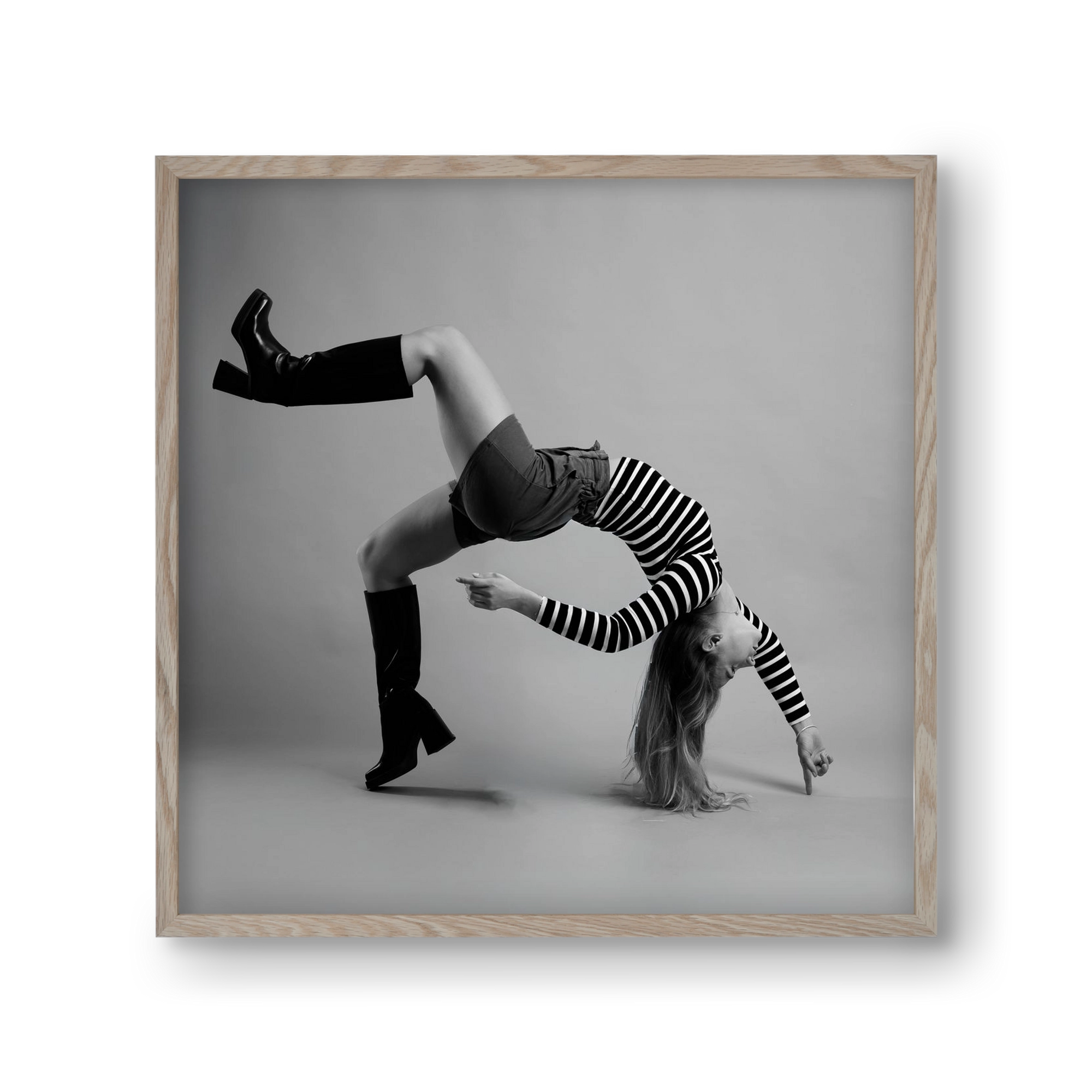 Balance, 30x30 cm (30x30 cm), Tölgy keret