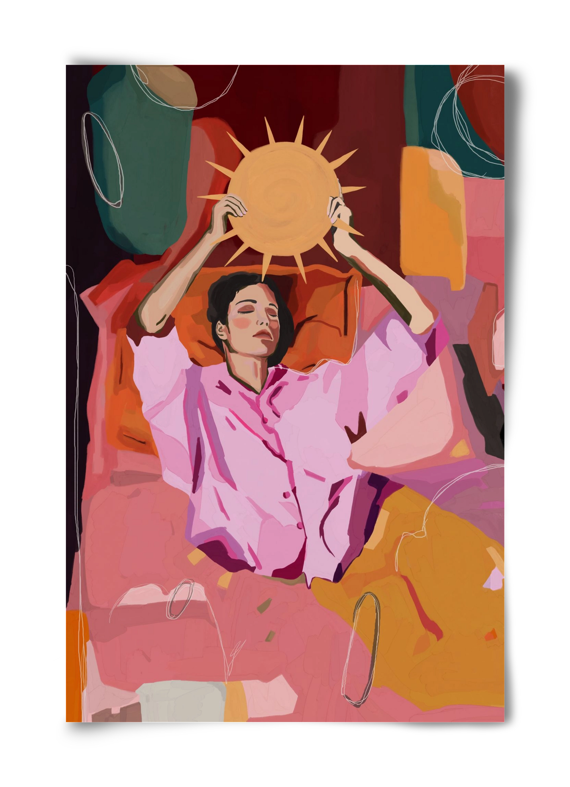 Here comes the sun, 40x60 cm, Keret nélkül