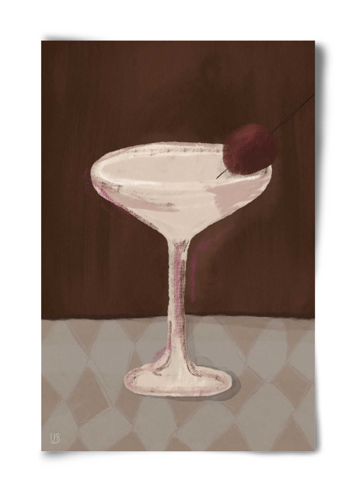 Cherry Sip, 40x60 cm, Keret nélkül