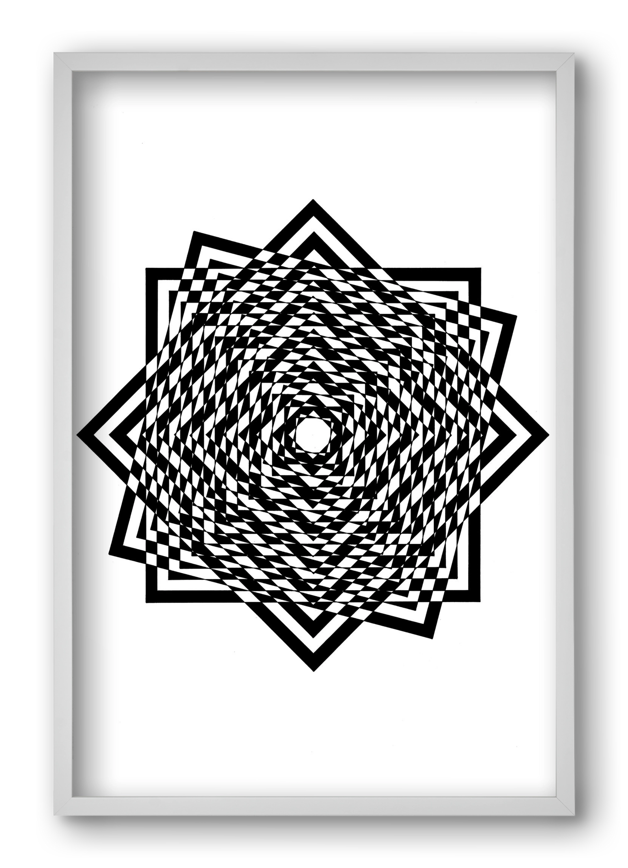 triumvirate, 40x60 cm (40x60 cm), Fehér keret