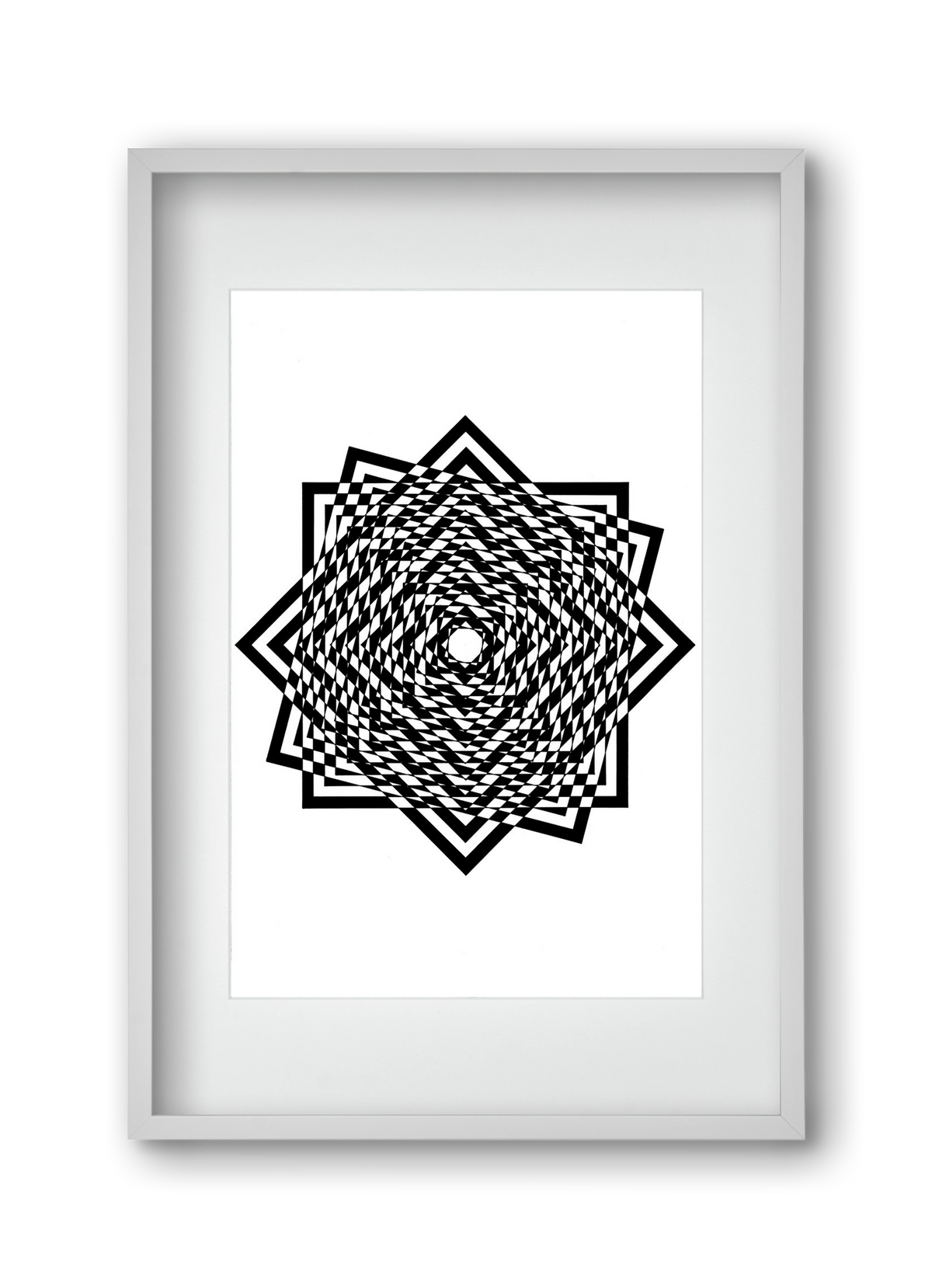 triumvirate, 30x45 cm (20x30 cm), Fehér keret, paszpartuval