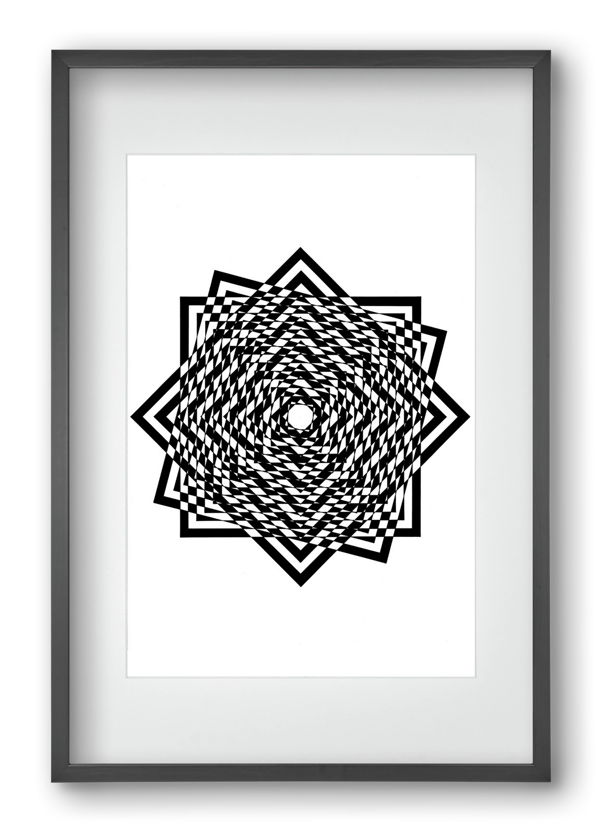 triumvirate, 40x60 cm (30x45 cm), Fekete keret, paszpartuval