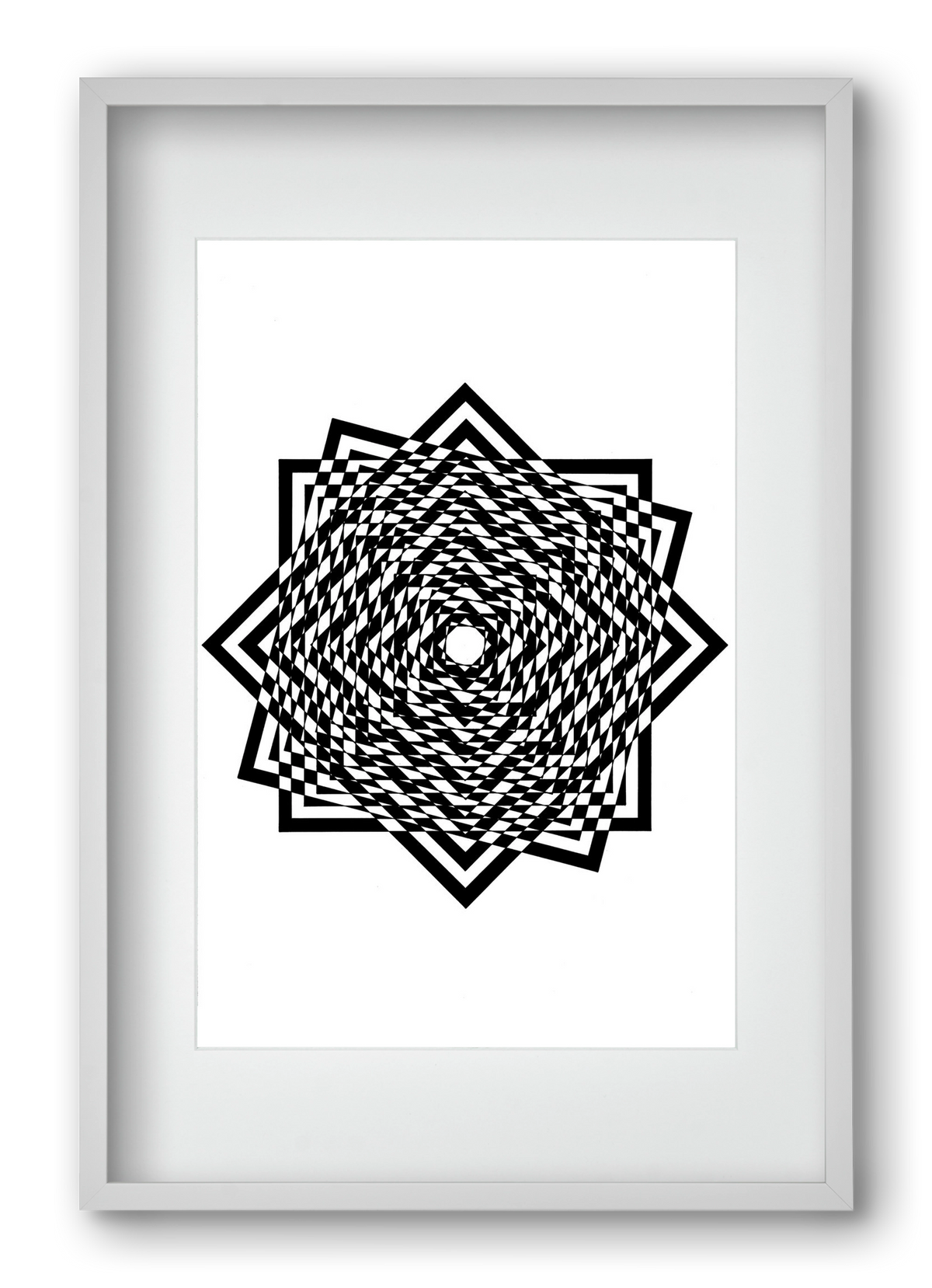 triumvirate, 40x60 cm (30x45 cm), Fehér keret, paszpartuval
